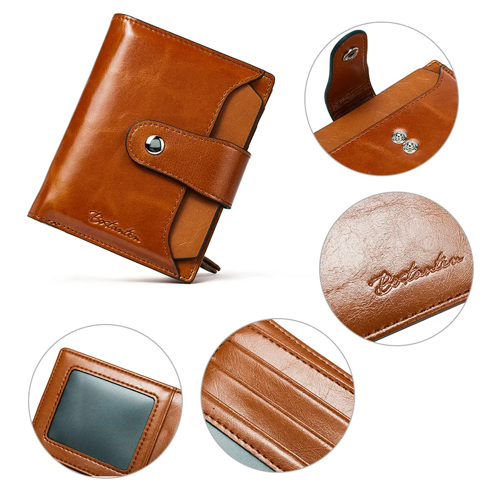 Lnna Hand Tooled Leather Wallet - Genuine Leather