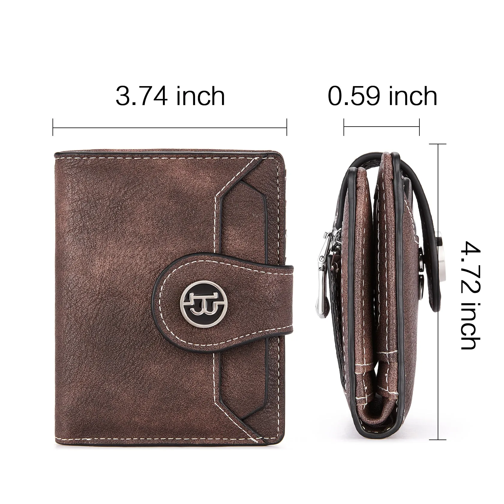 Lnna Hand Tooled Leather Wallet - Genuine Leather