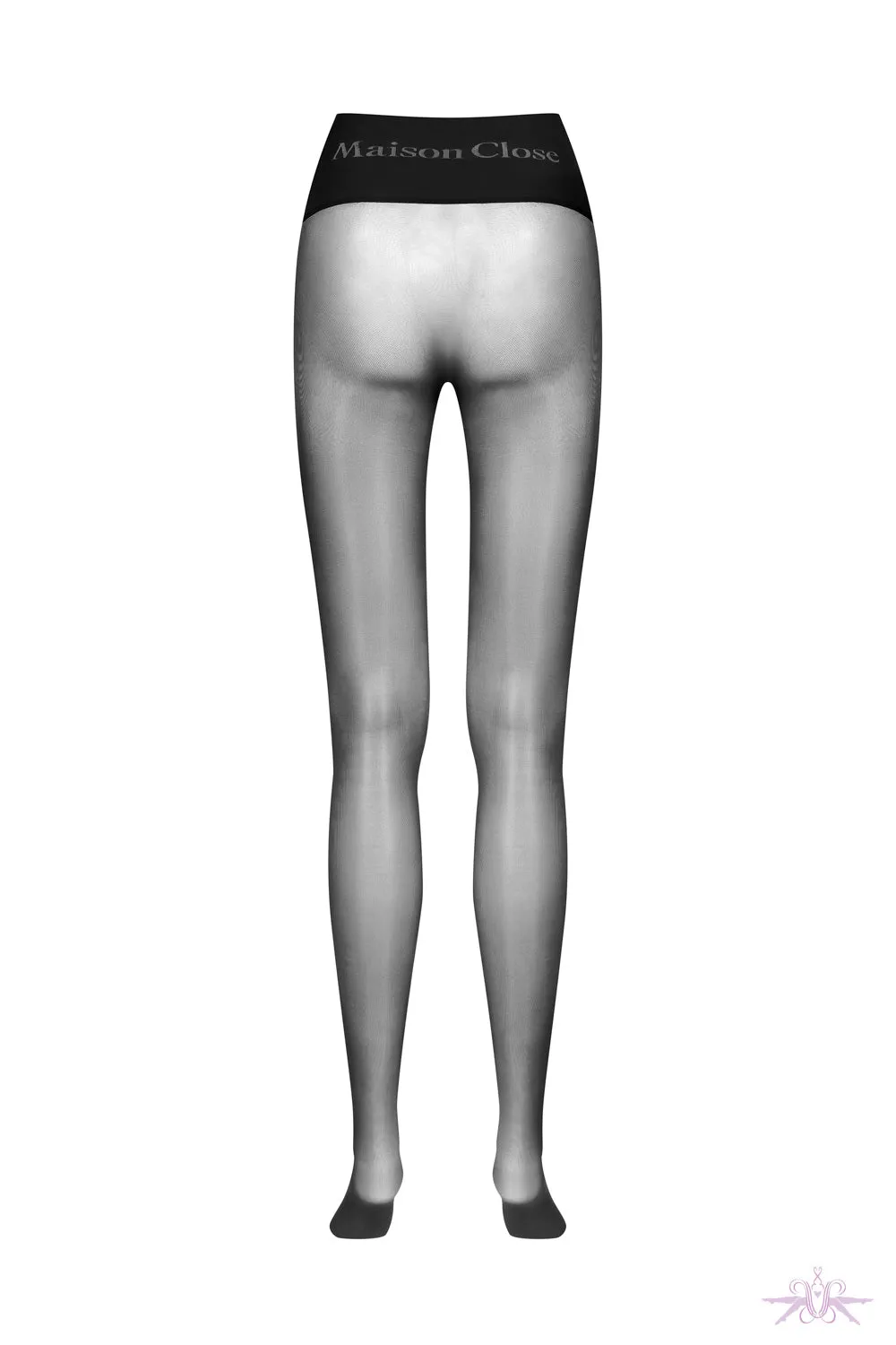 Maison Close Signature Seamless Black 20D Tights