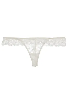 Marry Me - The Ruffle Thong, Ivory