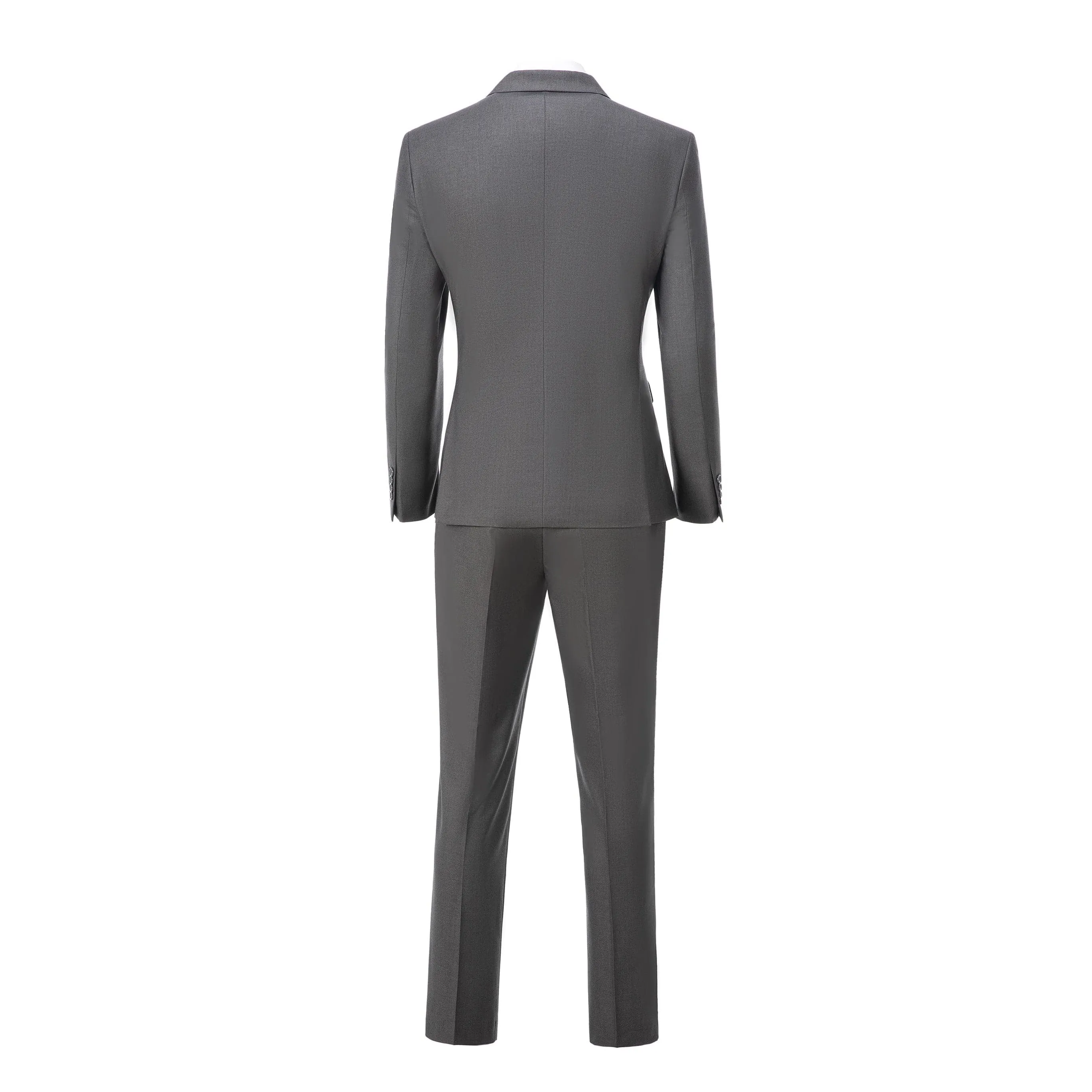 Mens 2 Piece Suit Slim Fit Double Breasted Peak Lapel Mens Coat (Blazer Pants)