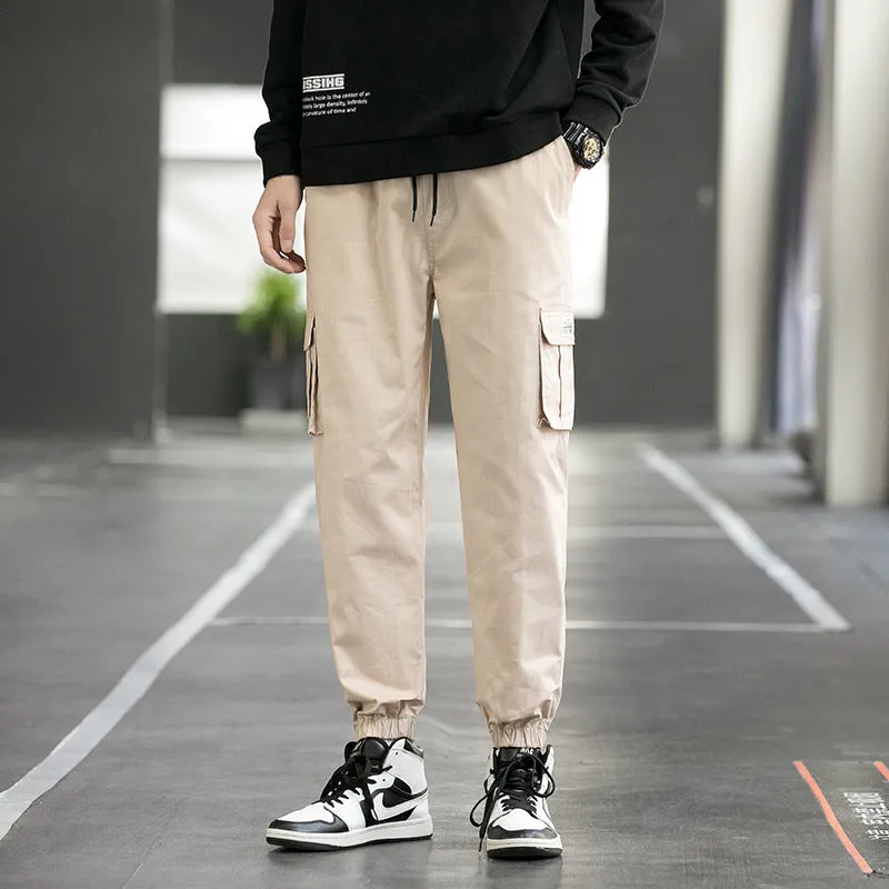 Men's Cargo Pants Streetwear Joggers - Casual Sweatpants, Techwear Army Trousers for Everyday Comfort and Style.