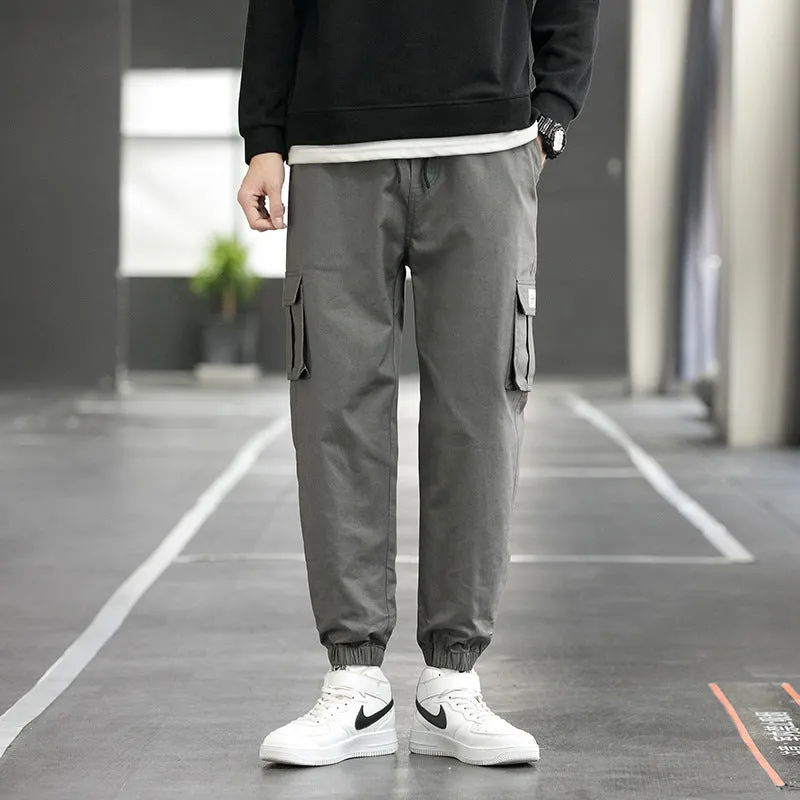 Men's Cargo Pants Streetwear Joggers - Casual Sweatpants, Techwear Army Trousers for Everyday Comfort and Style.