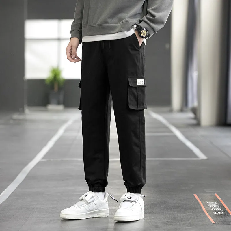 Men's Cargo Pants Streetwear Joggers - Casual Sweatpants, Techwear Army Trousers for Everyday Comfort and Style.