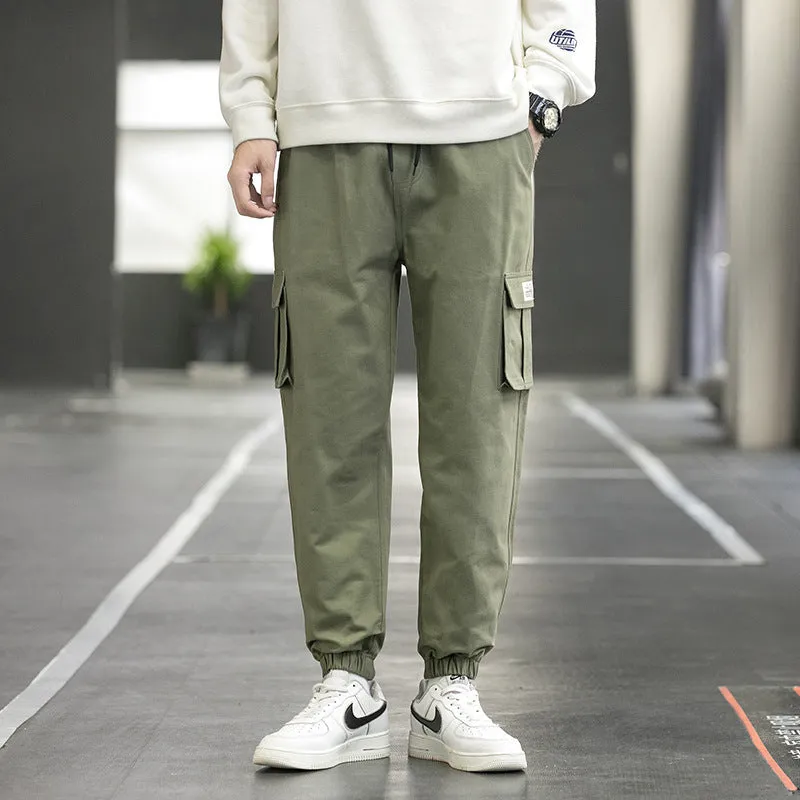 Men's Cargo Pants Streetwear Joggers - Casual Sweatpants, Techwear Army Trousers for Everyday Comfort and Style.