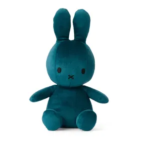 Miffy Velvet Teddy Sitting Toy - Opal Blue