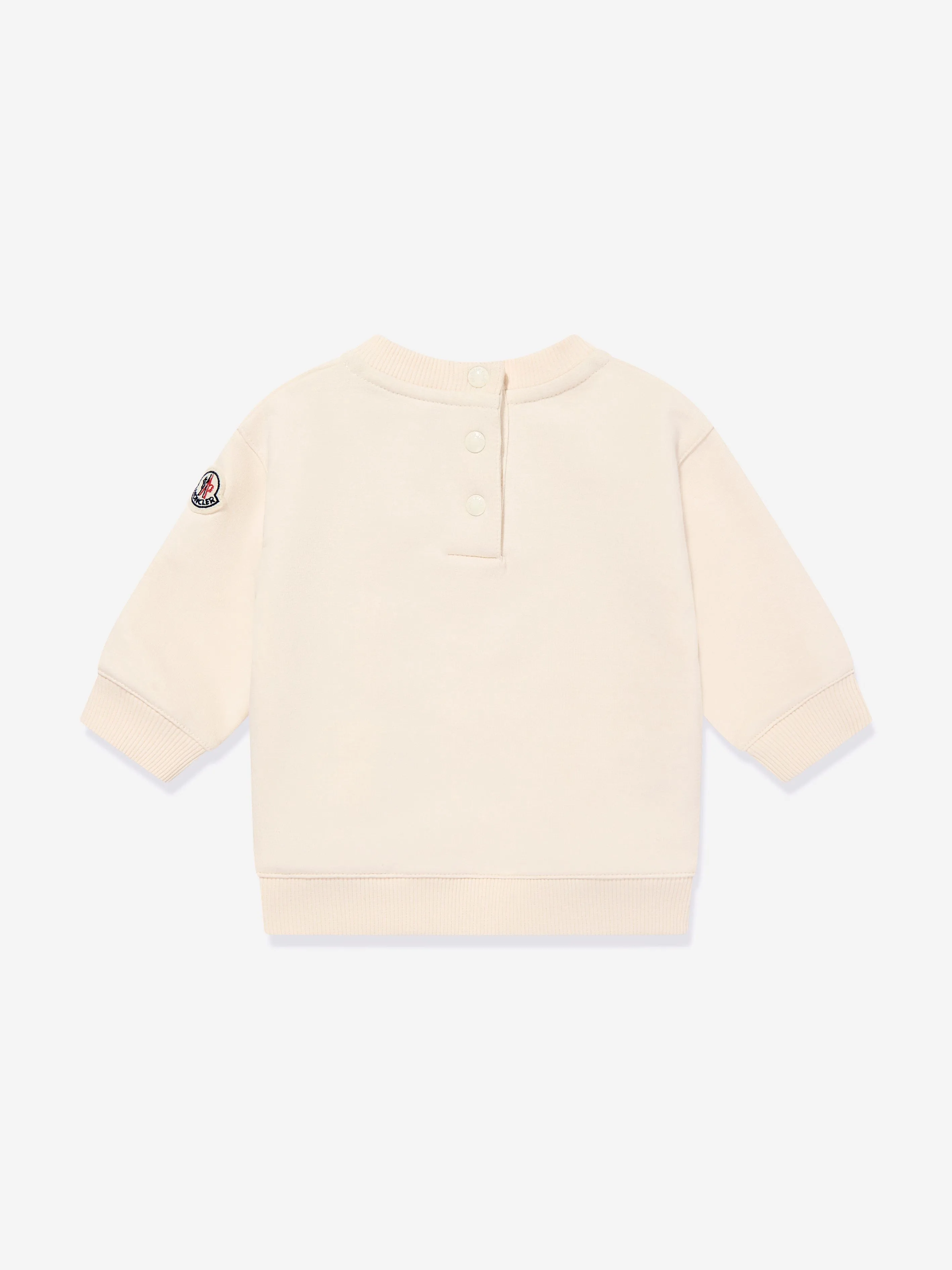 Moncler Enfant Baby Girls Bear Sweatshirt in Cream