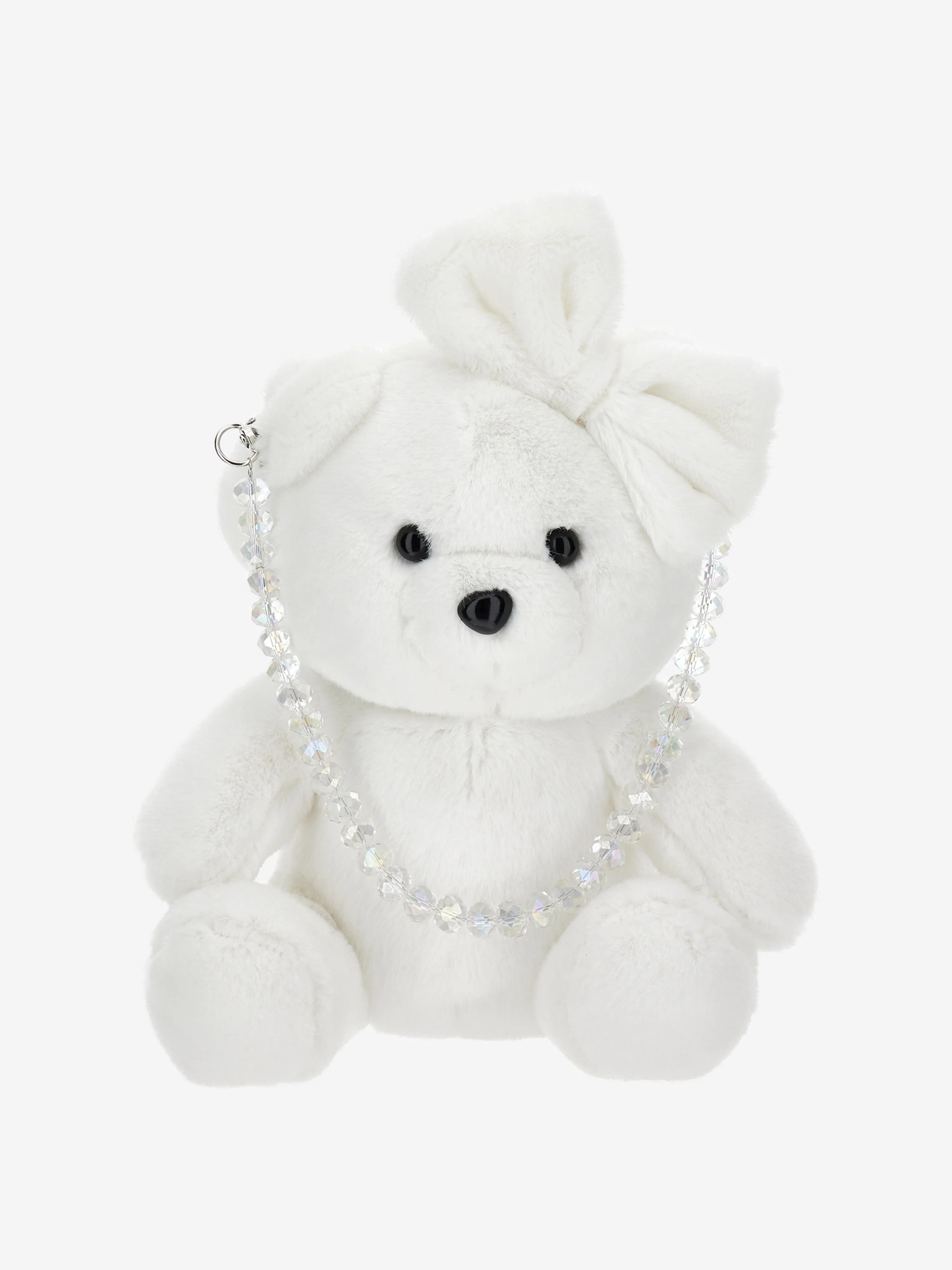 Monnalisa Girls Teddy Bag Handbag in White