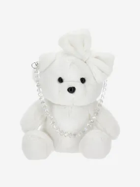 Monnalisa Girls Teddy Bag Handbag in White