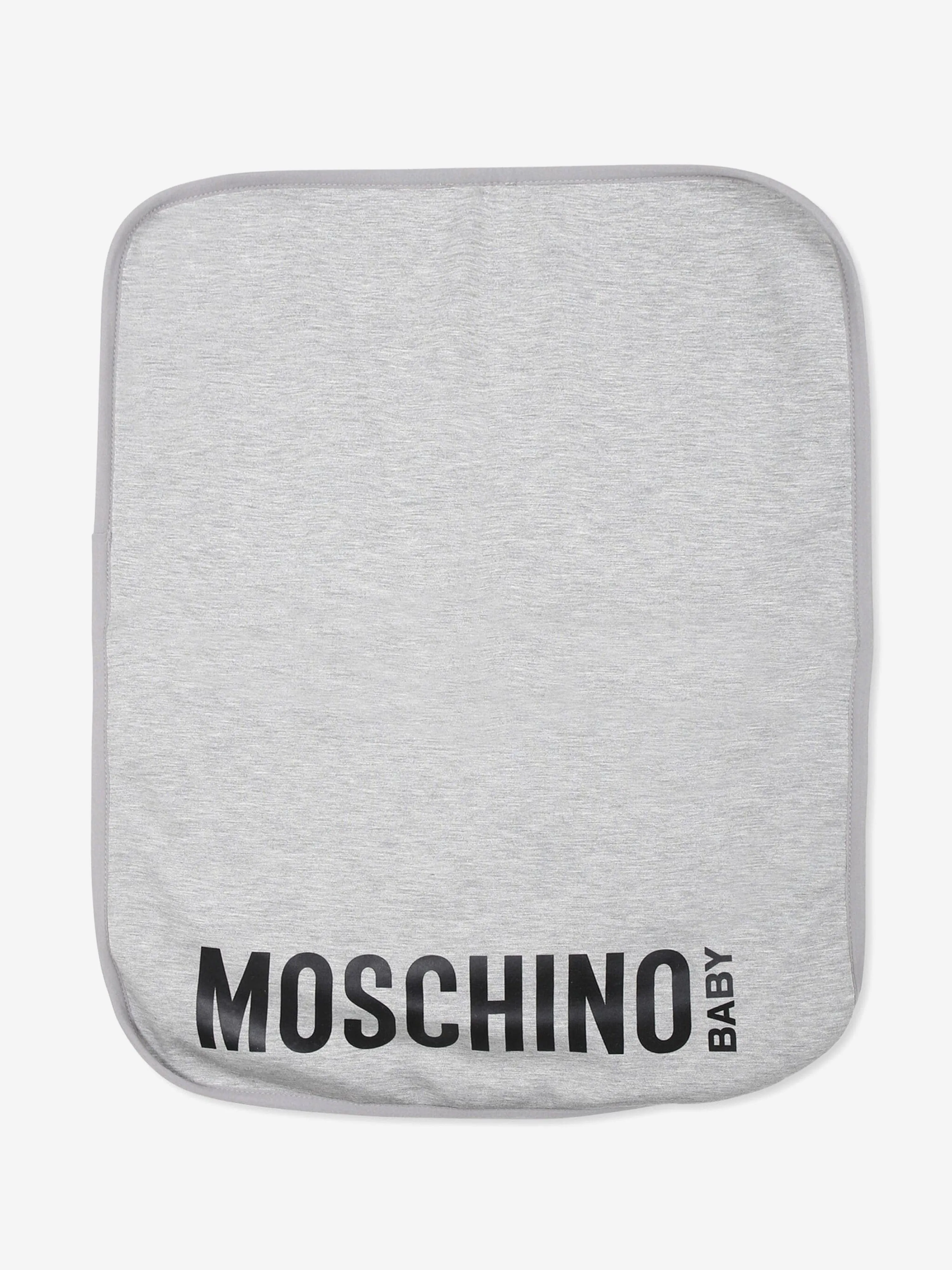 Moschino Baby Bear Logo Changing Bag in Grey (40cm)