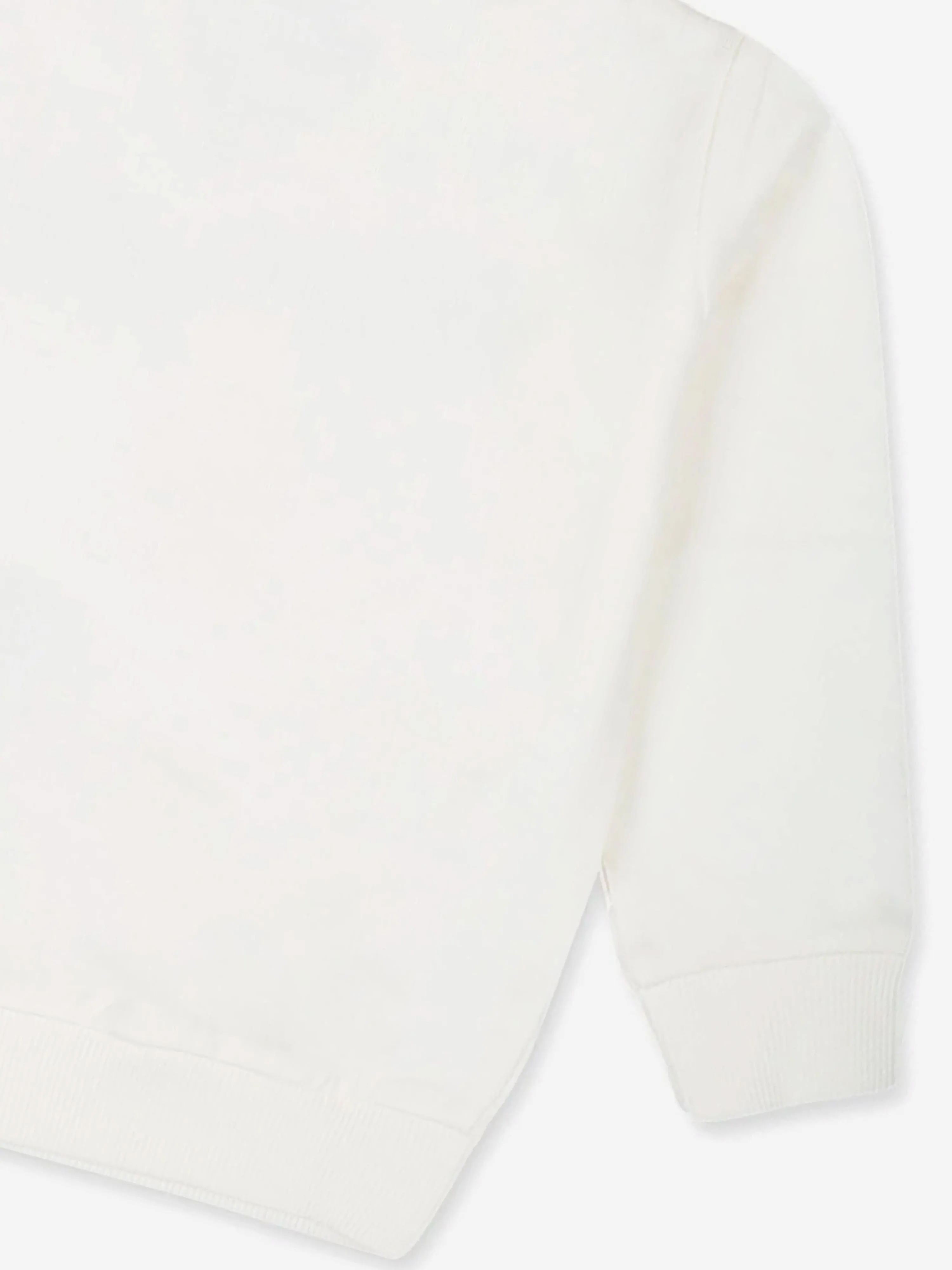 Moschino Baby Bear Logo Sweatshirt in Ivory