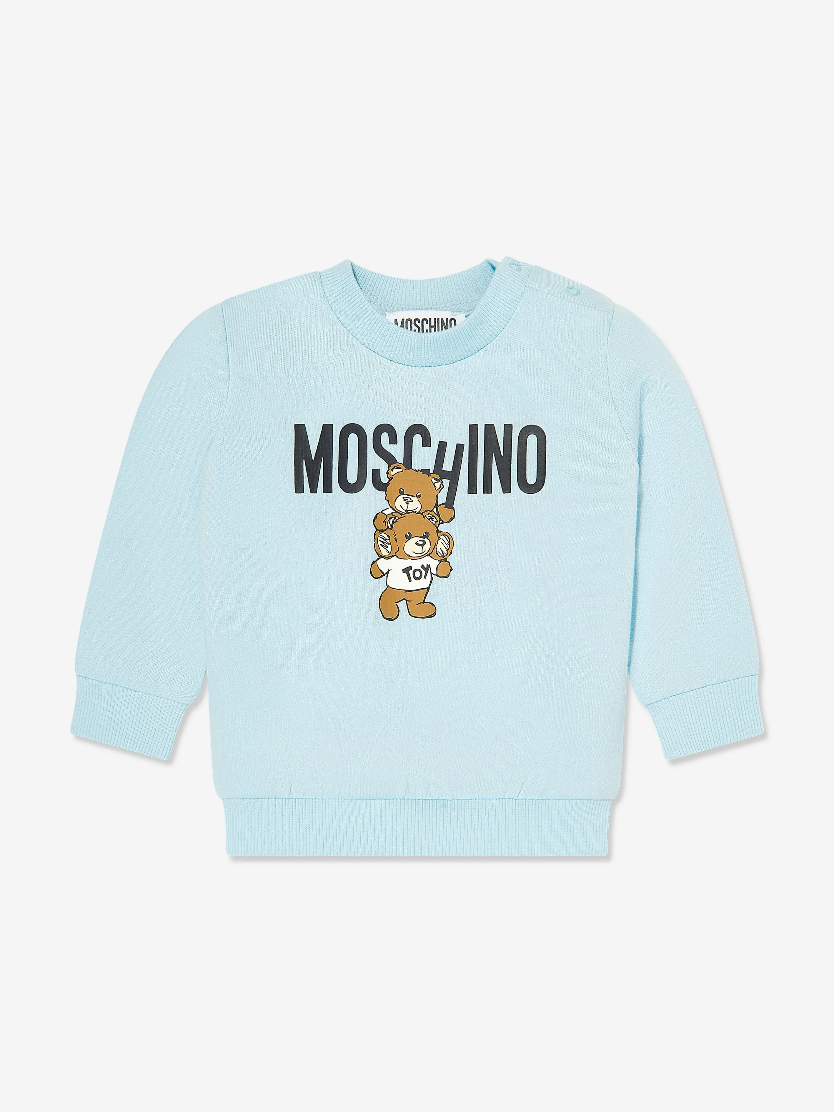 Moschino Baby Bear Logo Tracksuit in Blue