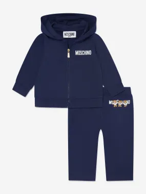 Moschino Baby Bear Logo Tracksuit in Navy