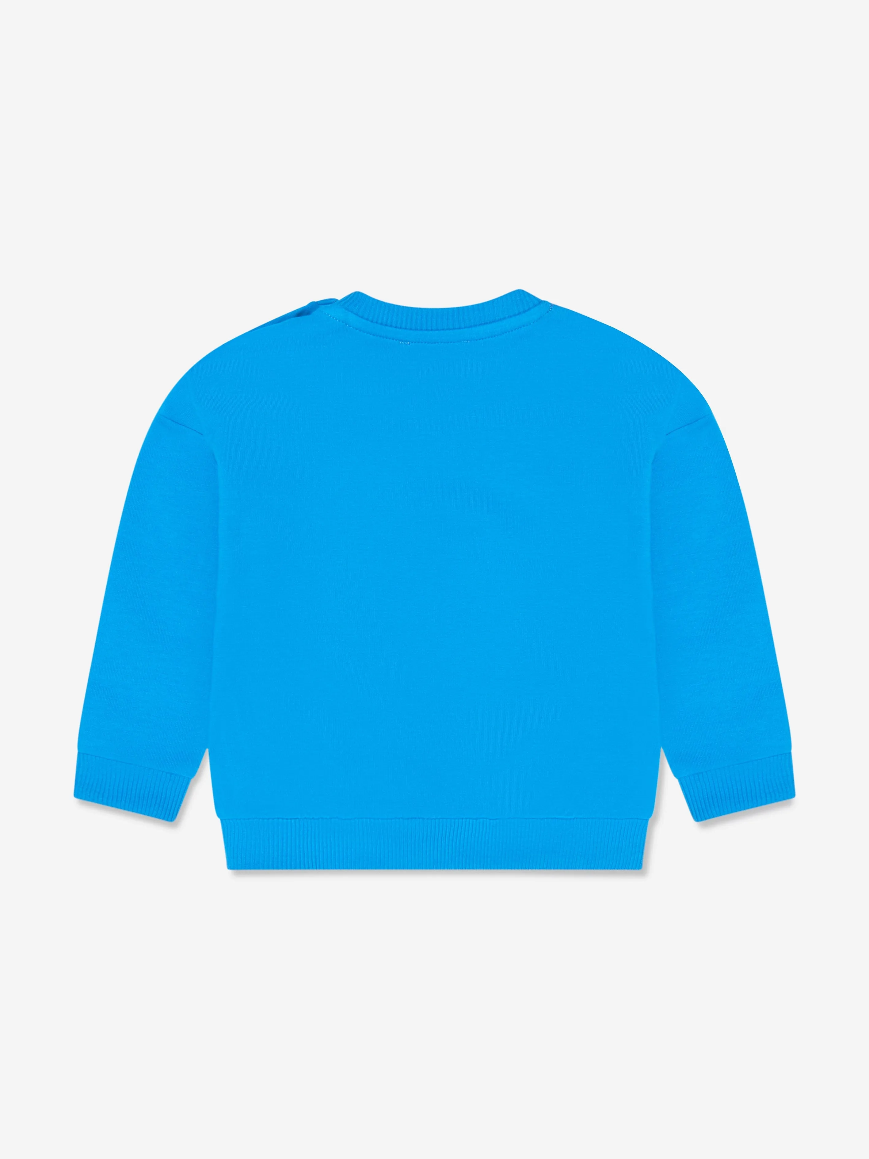 Moschino Baby Boys Football Teddy Sweatshirt in Blue