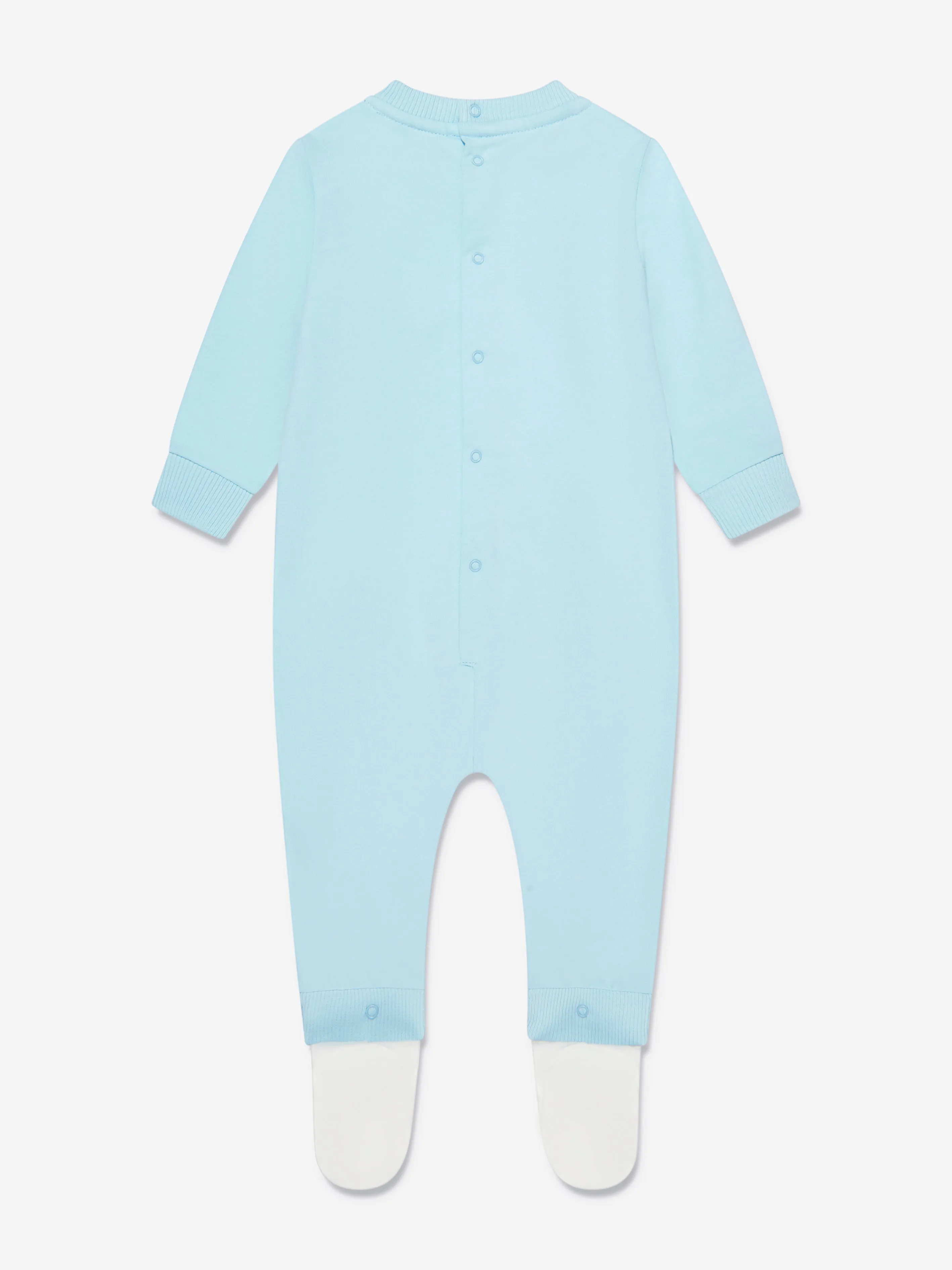 Moschino Baby Boys Teddy Bear Babygrow in Blue