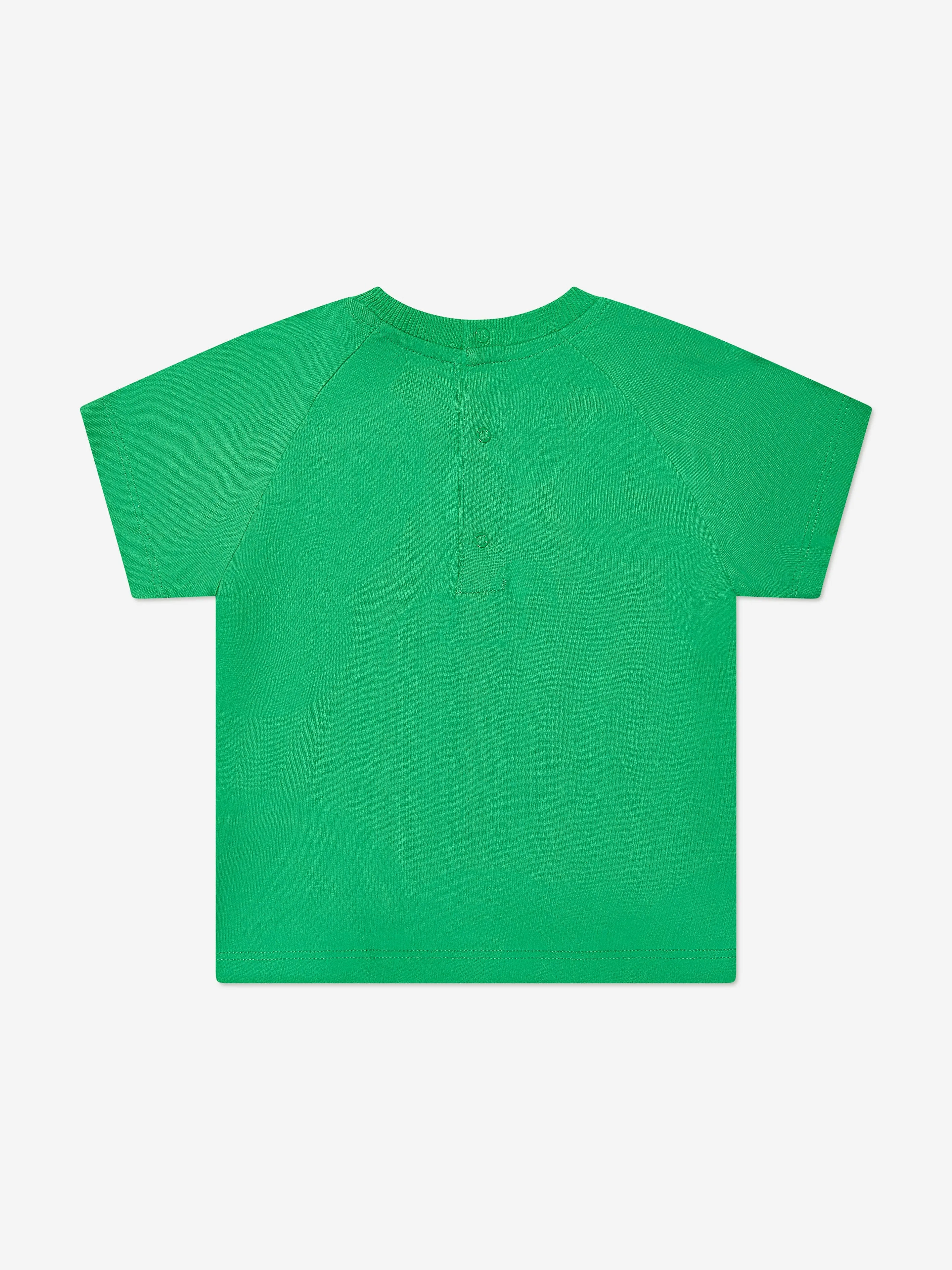 Moschino Baby Boys Teddy Logo T-Shirt in Green