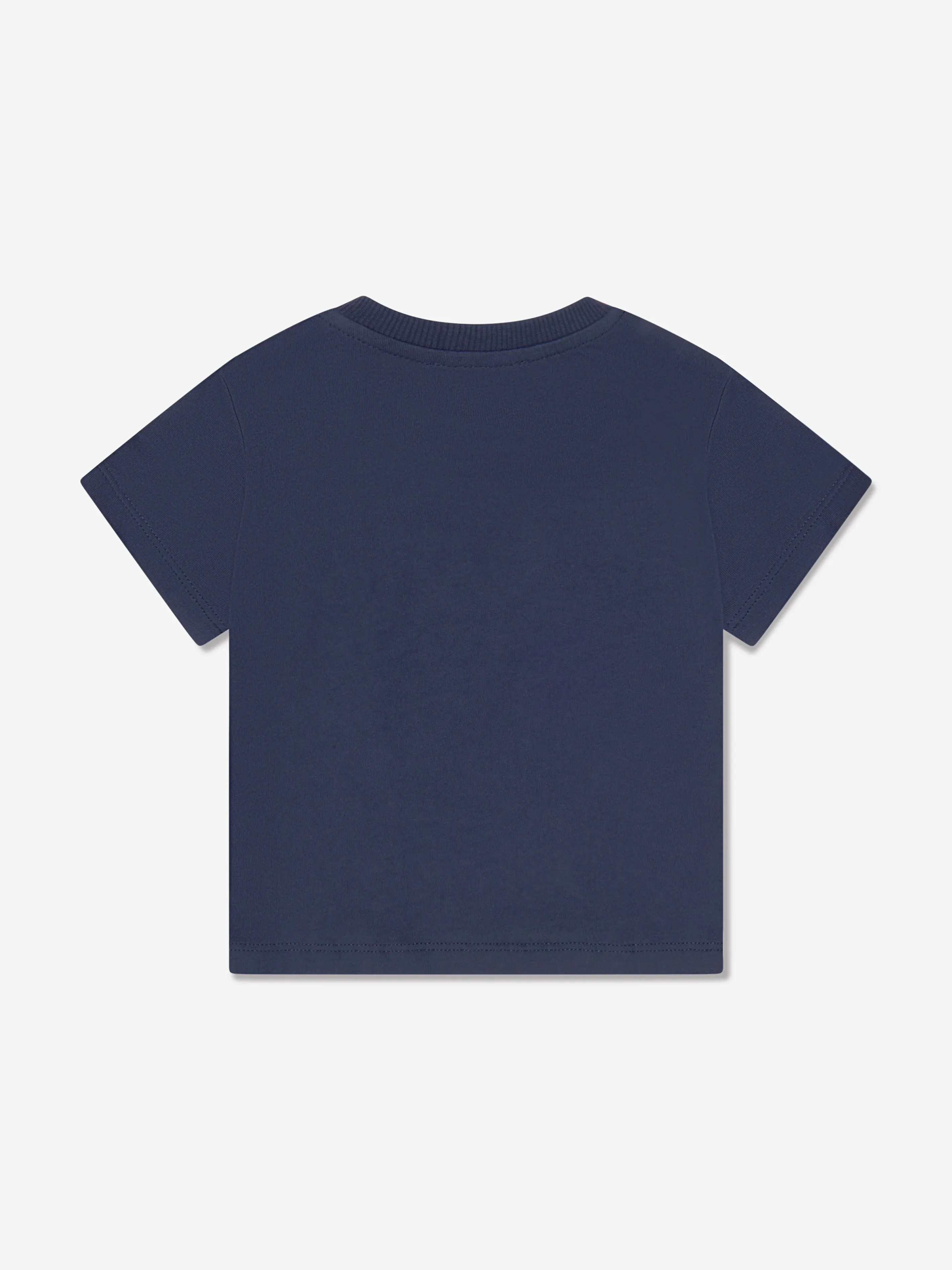 Moschino Baby Boys Teddy Logo T-Shirt in Navy