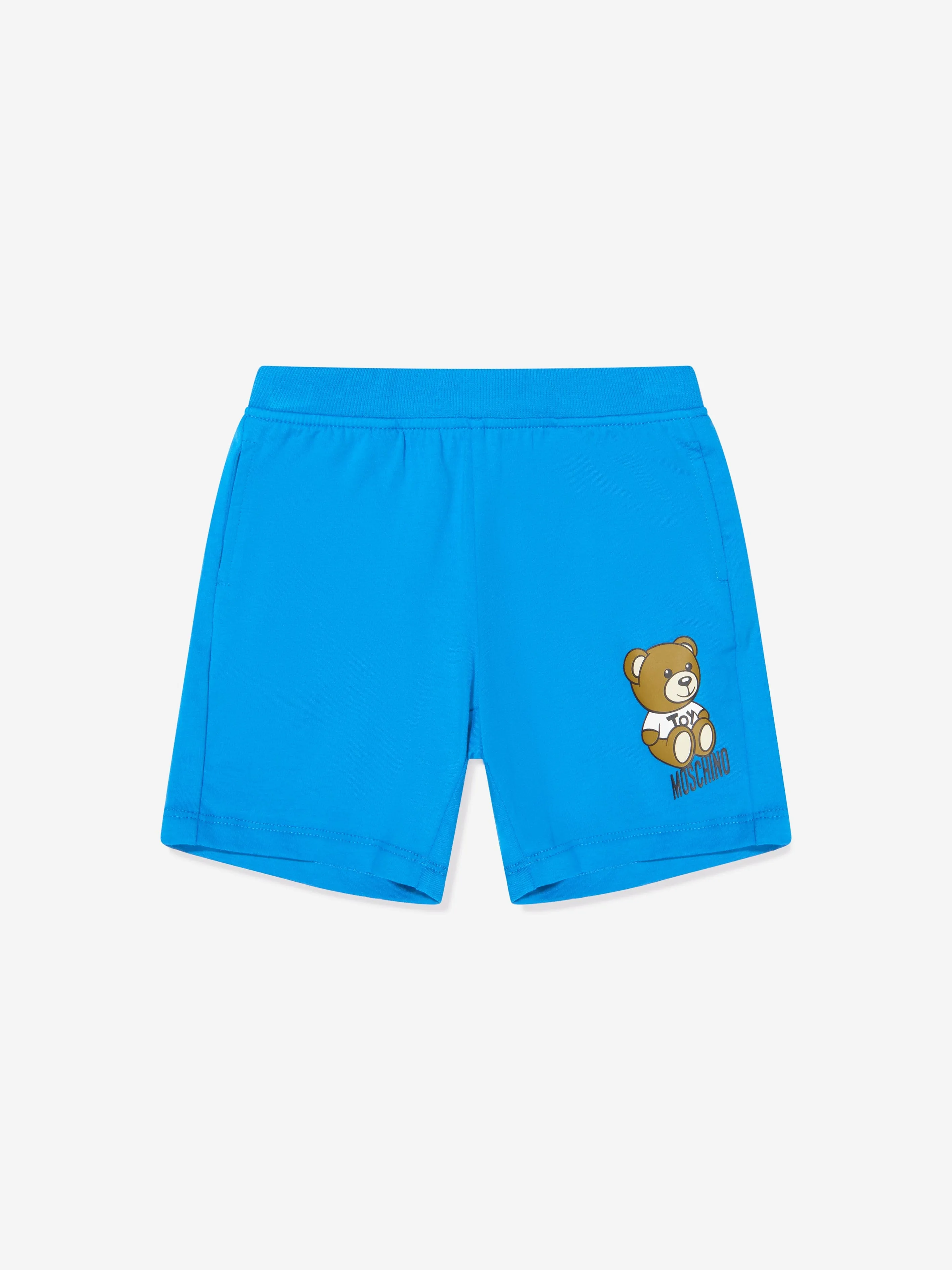 Moschino Baby Boys Teddy T-Shirt And Shorts Set in Blue