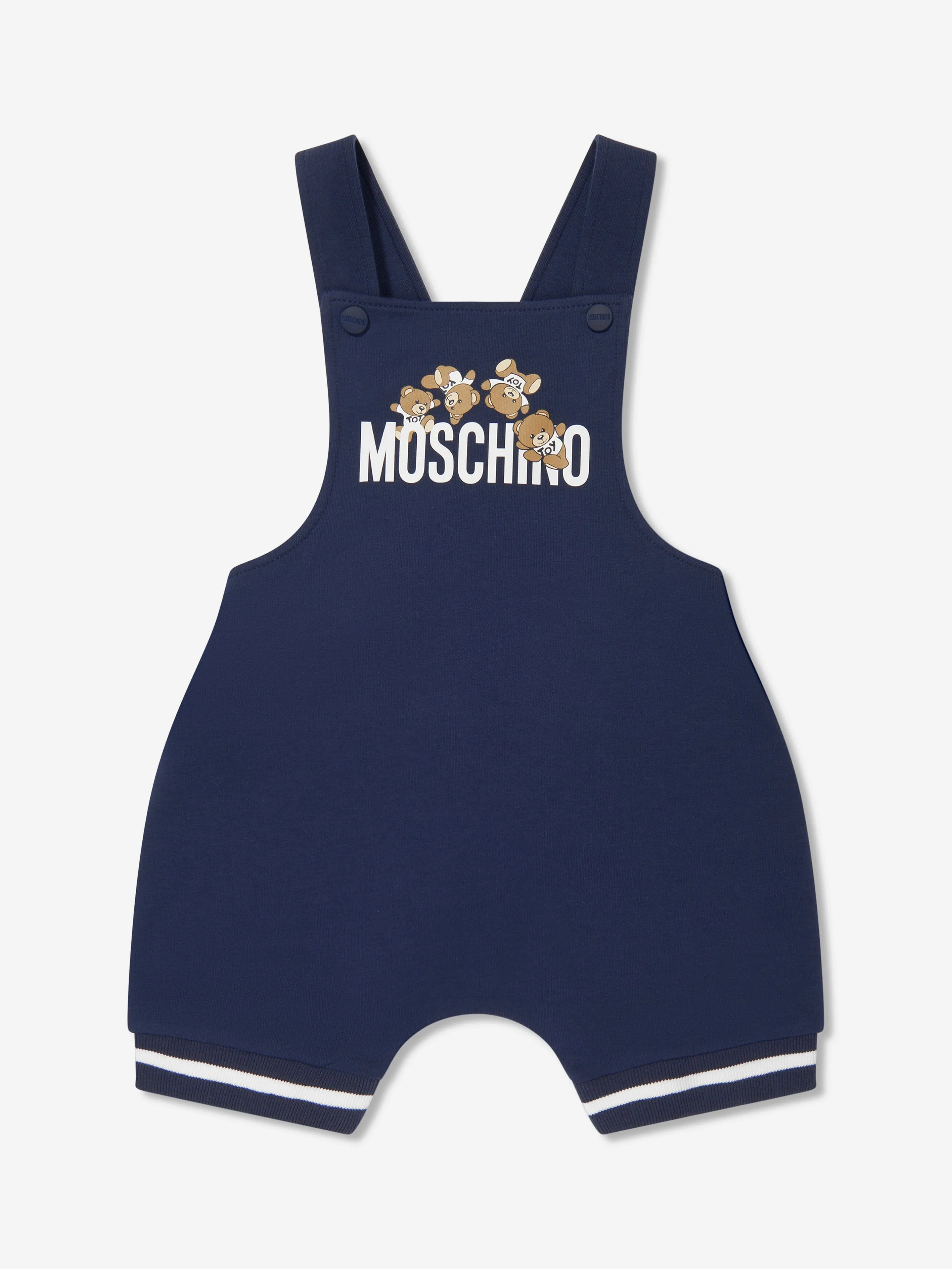 Moschino Baby Dungarees Set in Navy