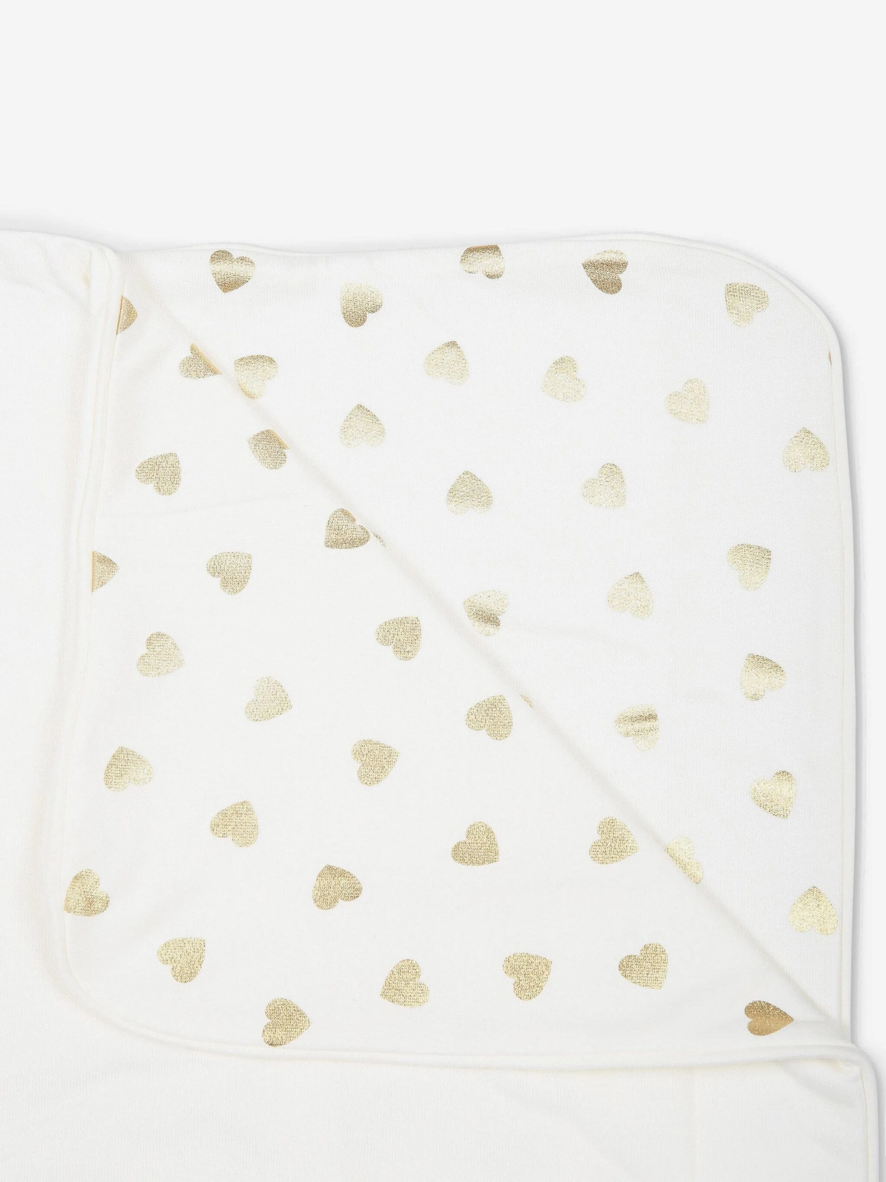 Moschino Baby Girls Bear Bear Logo Blanket in Ivory (70cm)