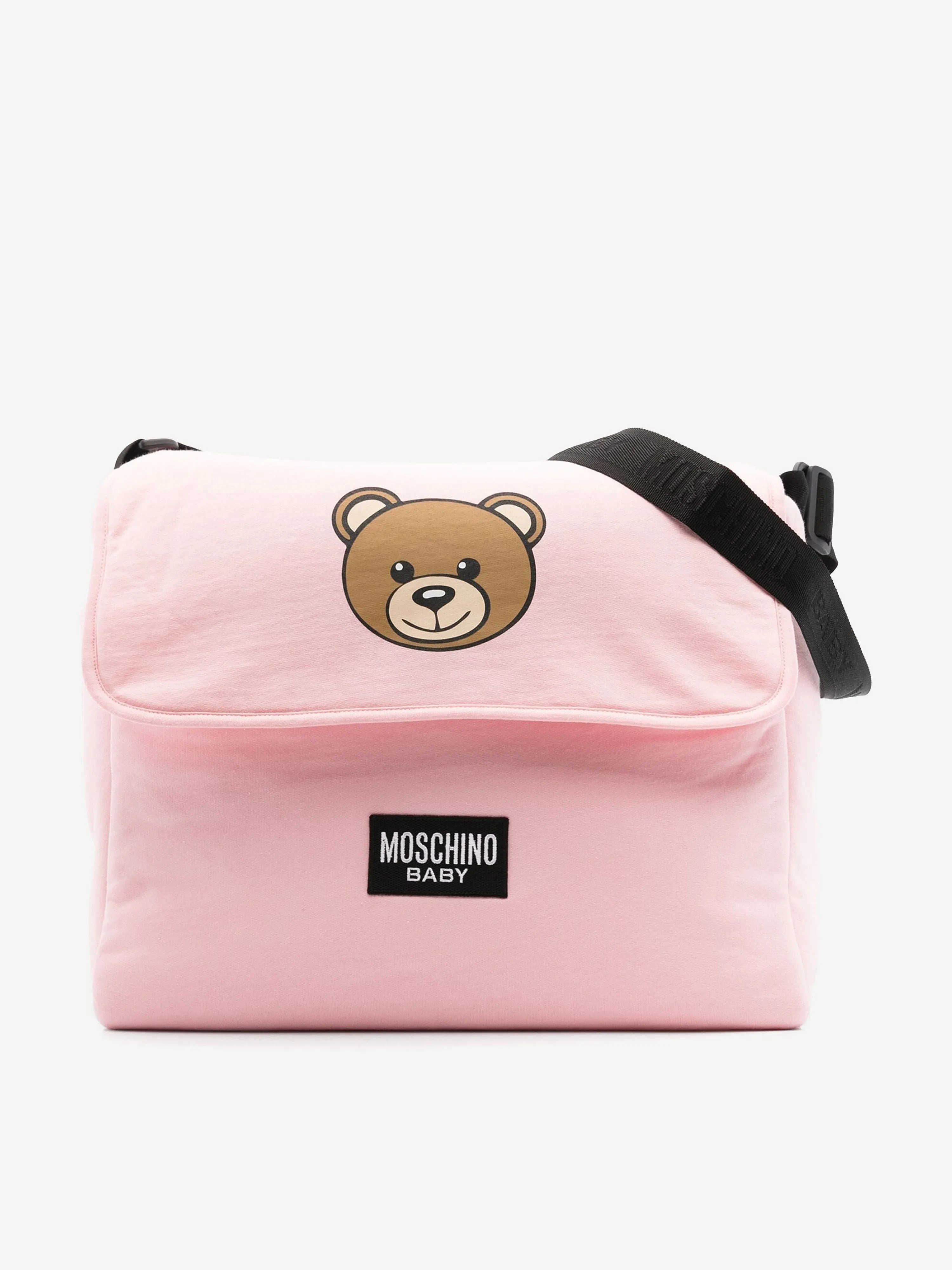 Moschino Baby Girls Bear Logo Changing Bag in Pink (60cm)