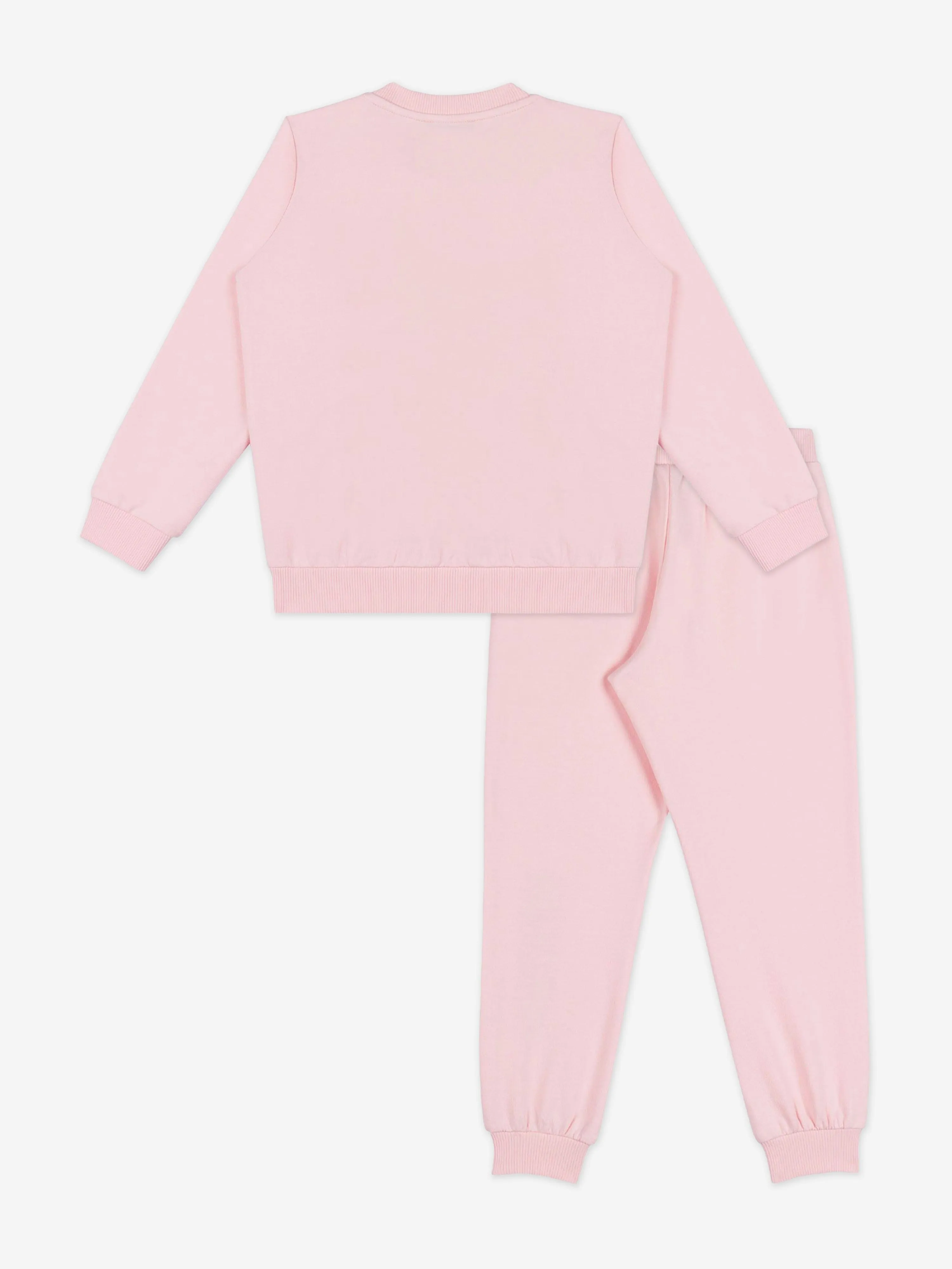 Moschino Baby Girls Bear Logo Tracksuit in Pink