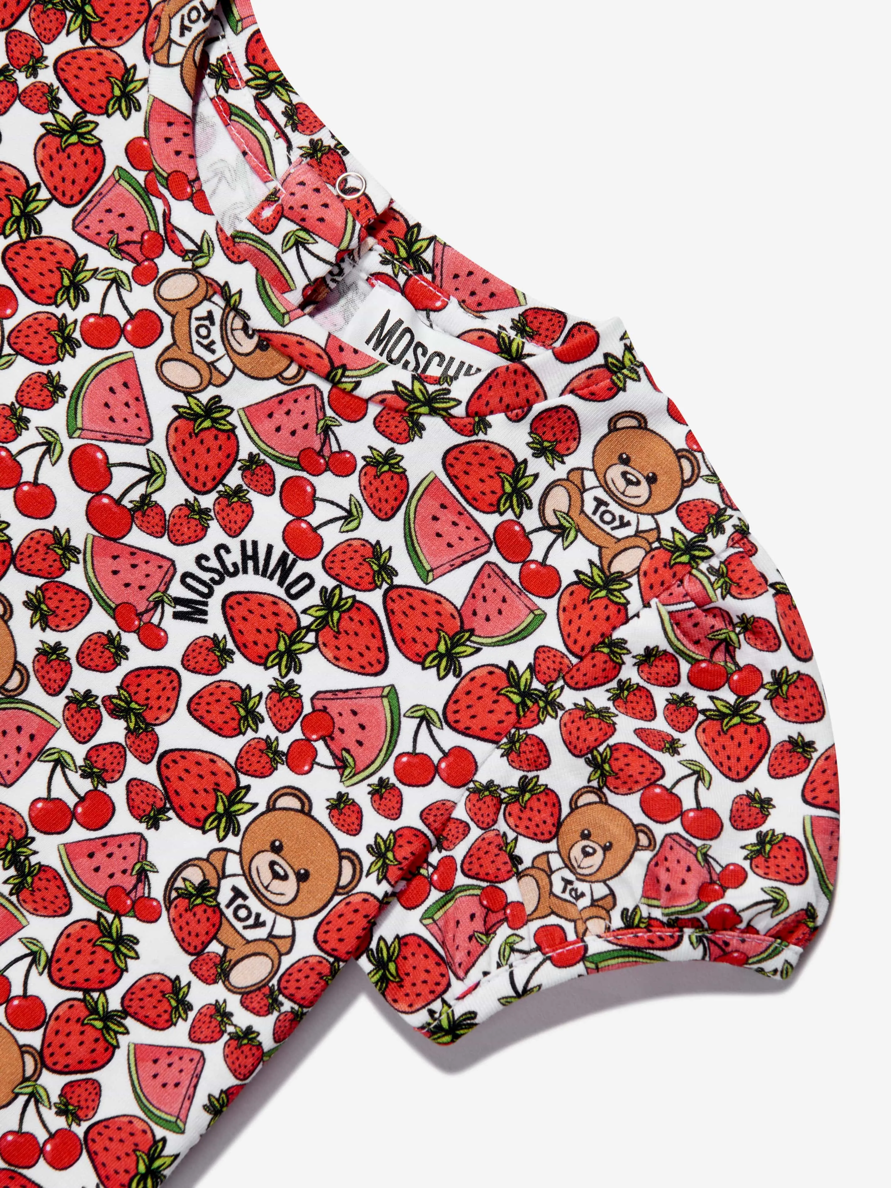 Moschino Baby Girls Cotton Fruit Teddy Toy T-Shirt