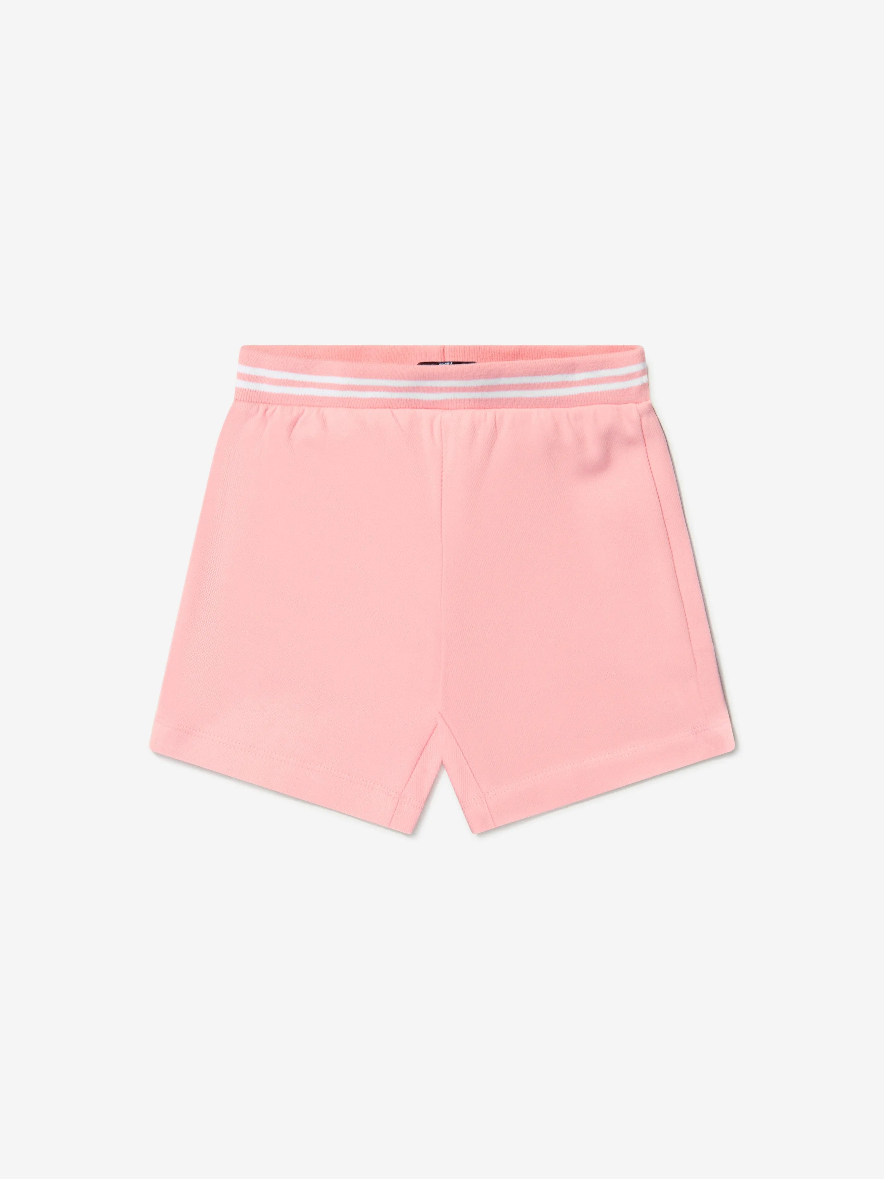 Moschino Baby Girls Cotton Teddy Logo Shorts