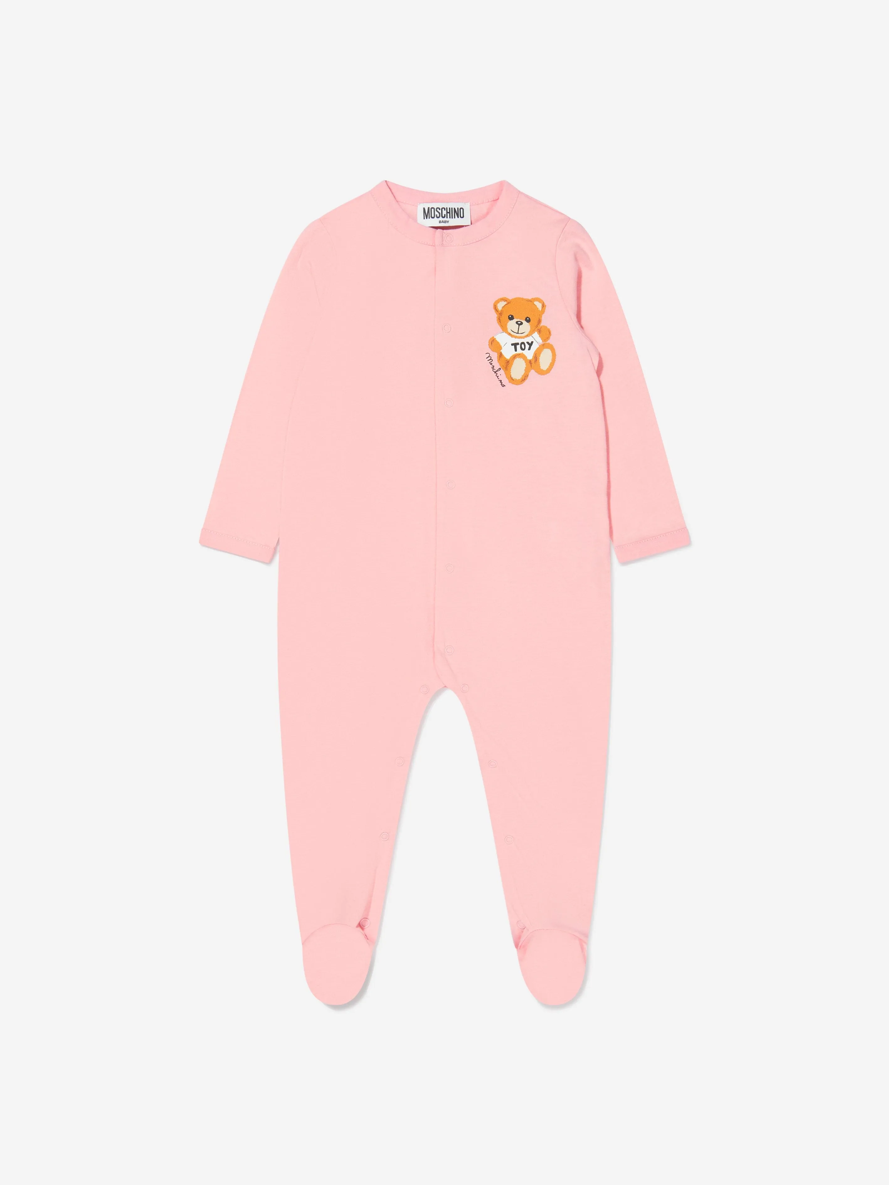 Moschino Baby Girls Teddy Bear Babygrow Gift Set