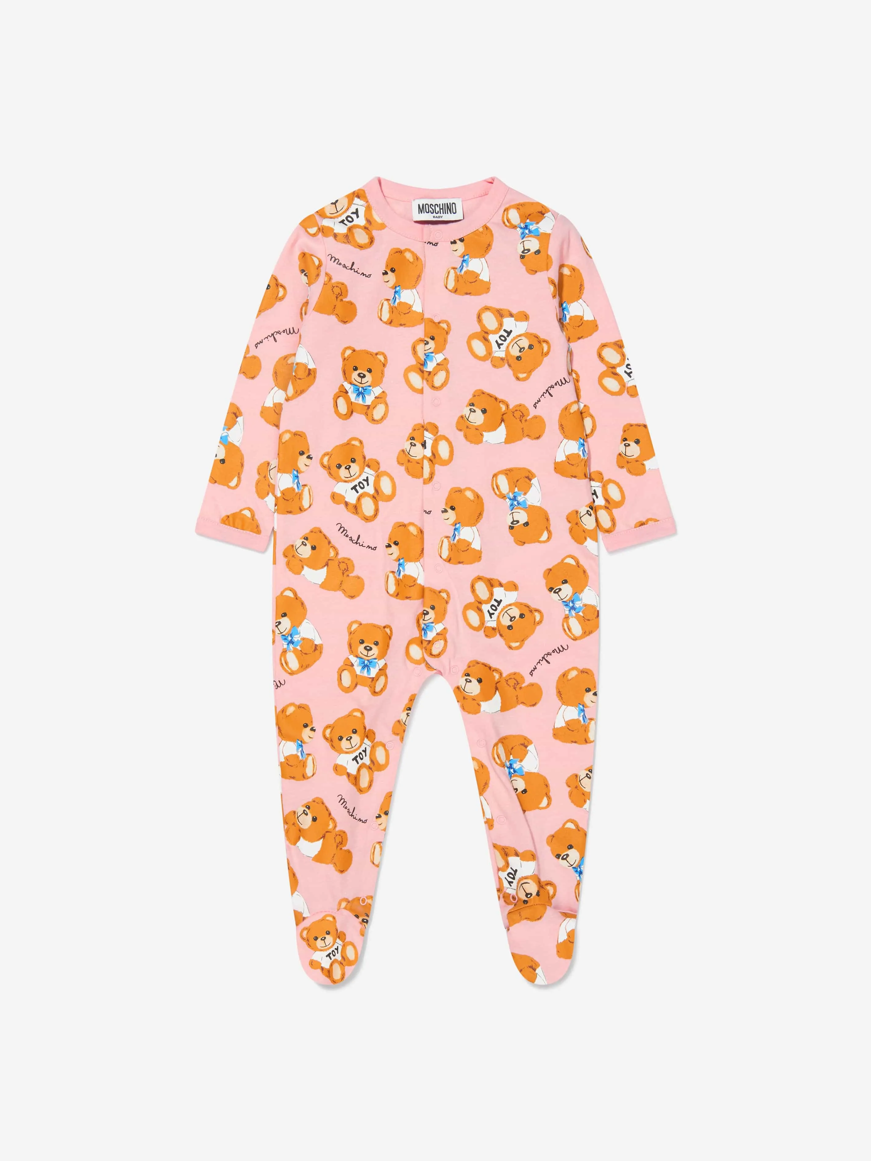 Moschino Baby Girls Teddy Bear Babygrow Gift Set