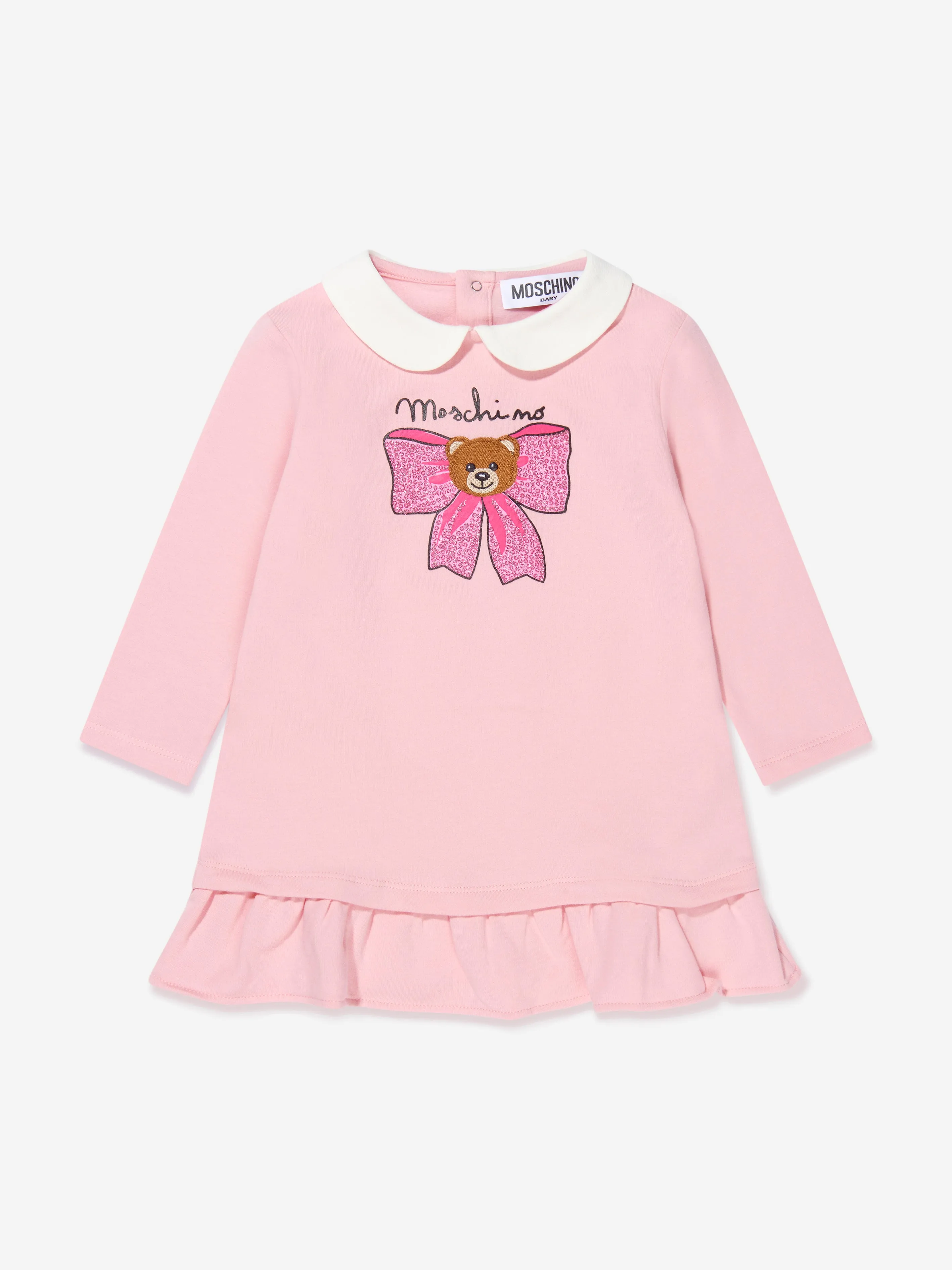 Moschino Baby Girls Teddy Bear Bow Dress