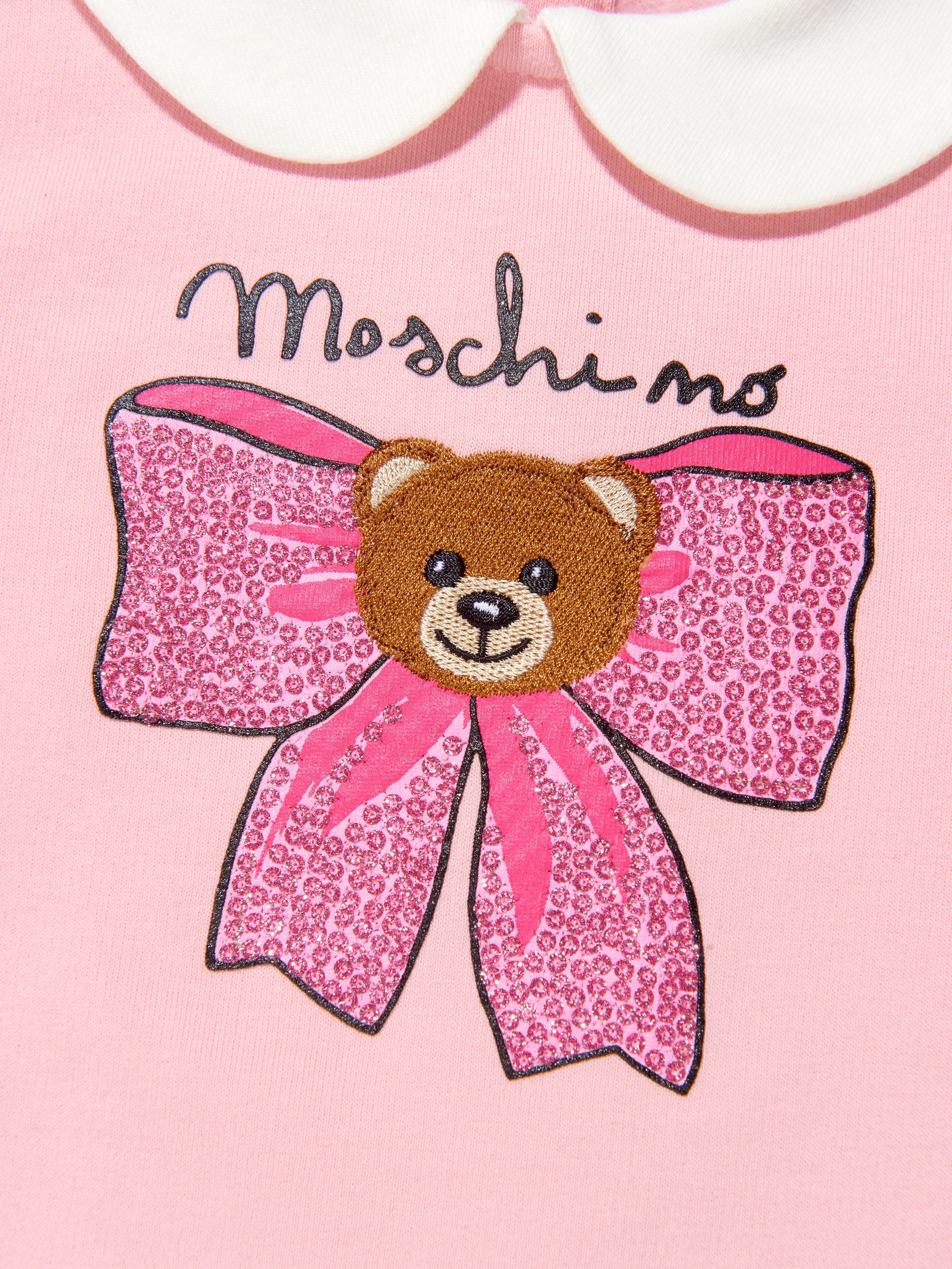 Moschino Baby Girls Teddy Bear Bow Dress