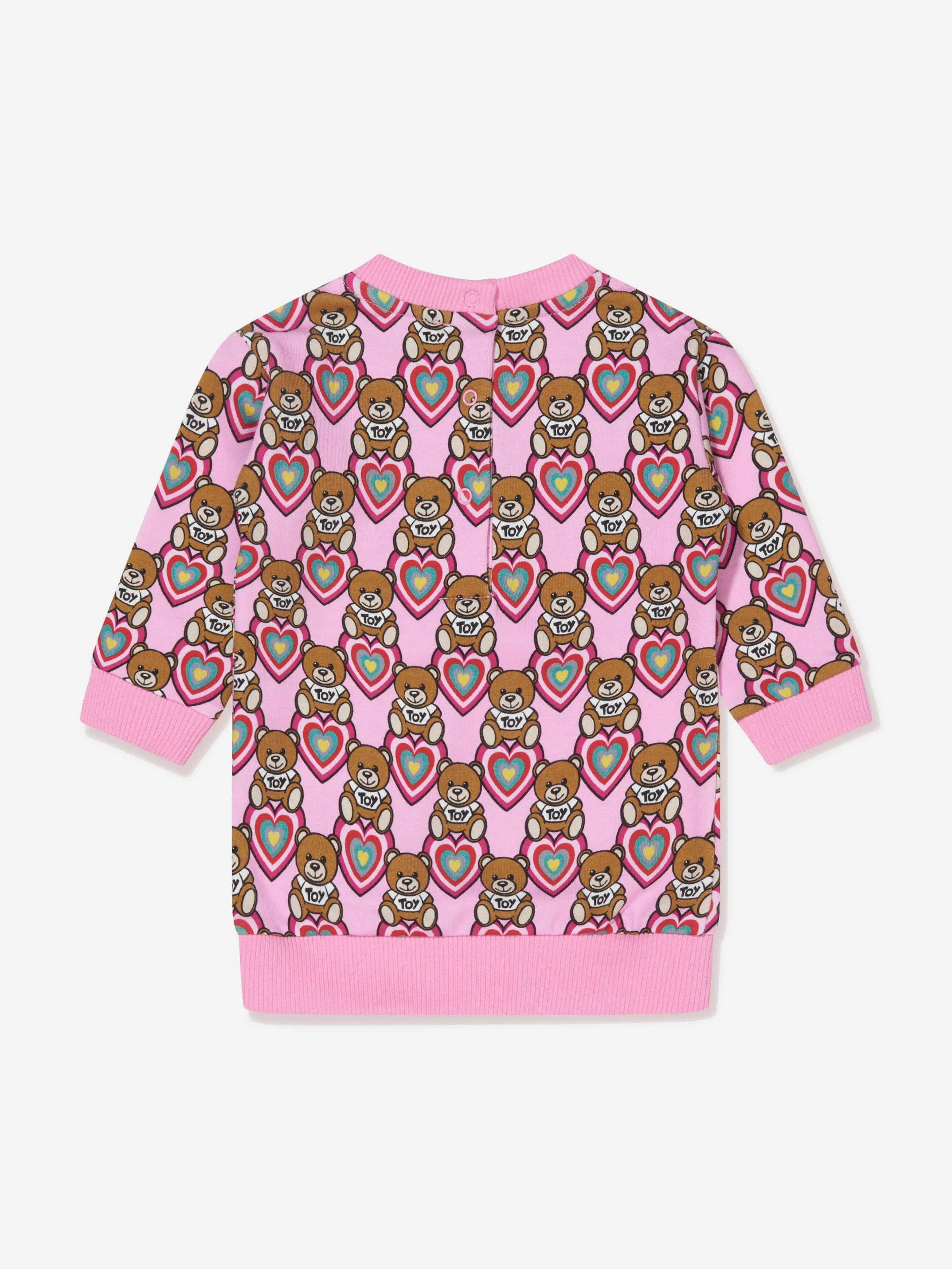 Moschino Baby Girls Teddy Bear Hearts Dress