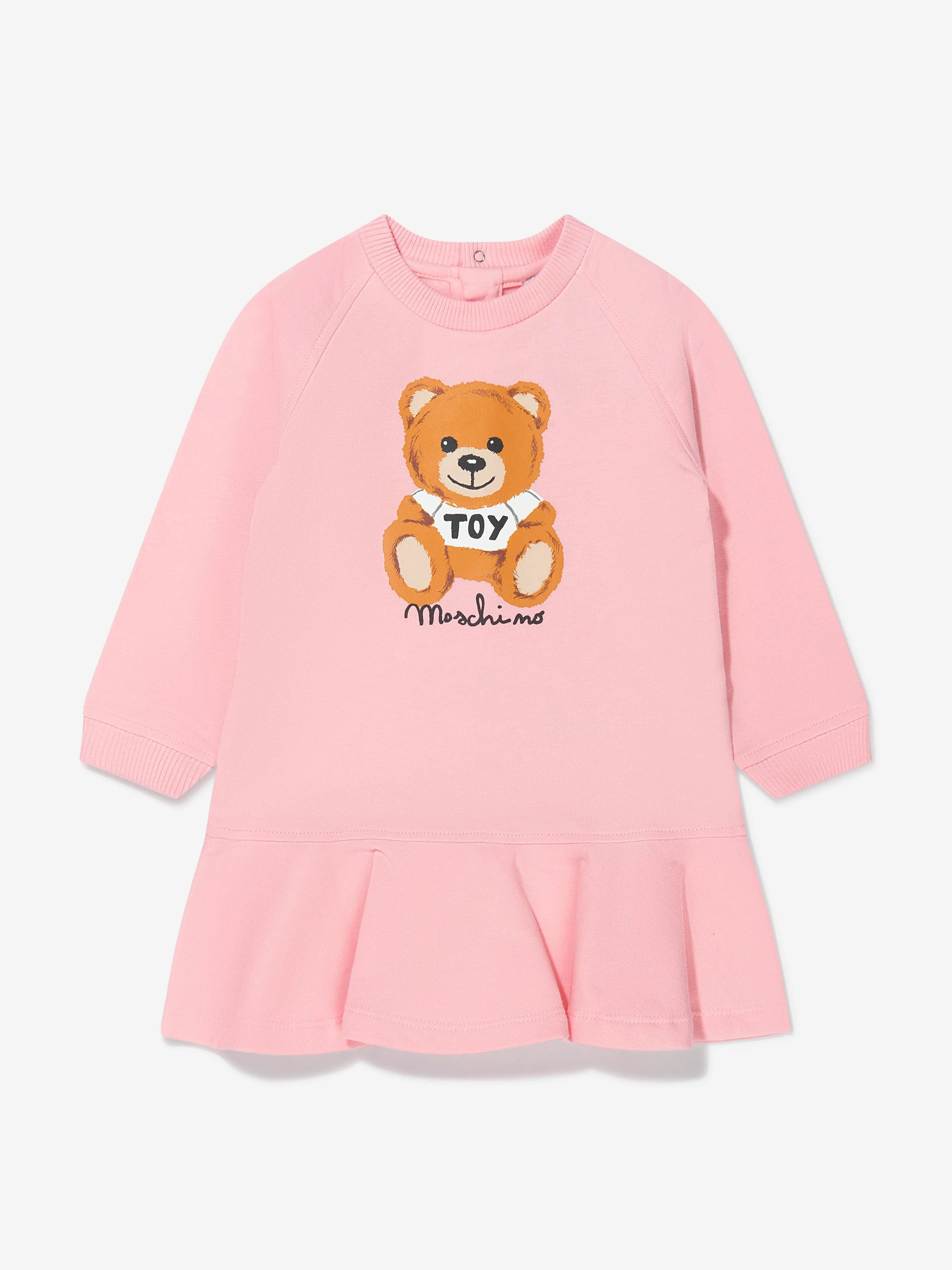 Moschino Baby Girls Teddy Bear Logo Dress