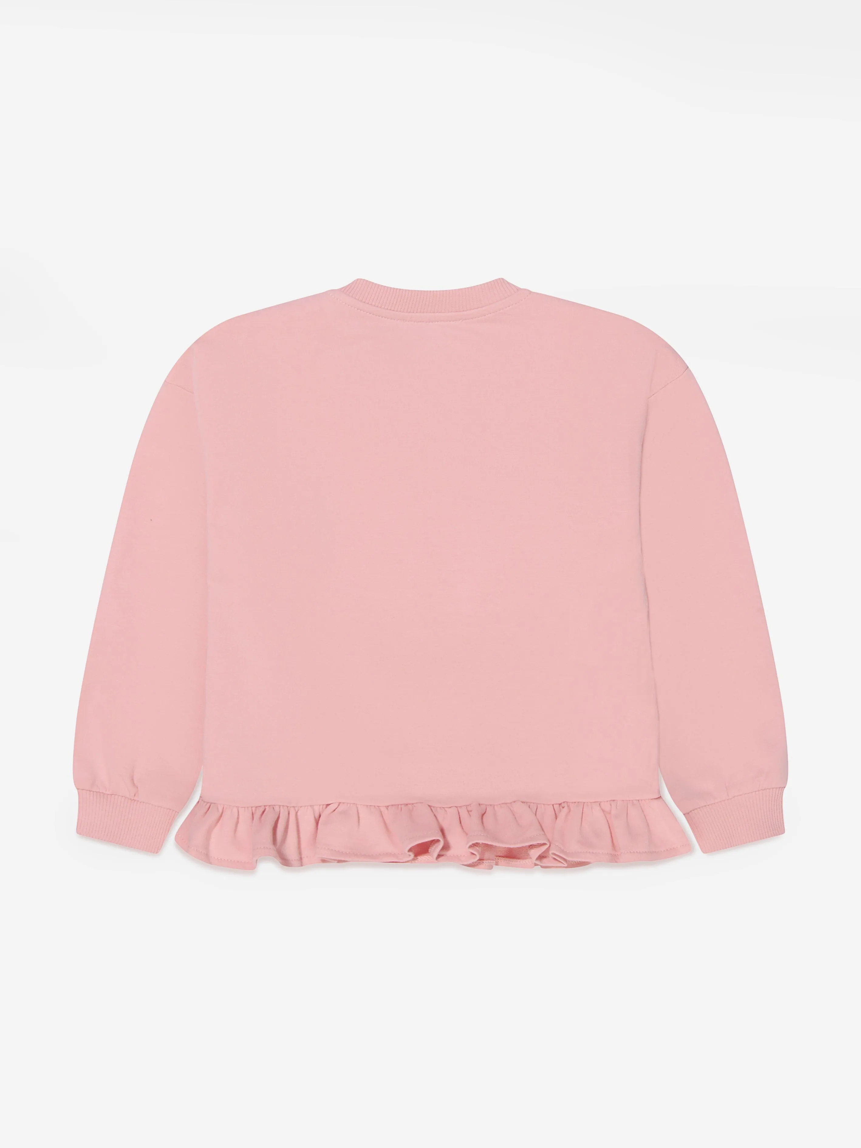 Moschino Baby Girls Teddy Flower Sweatshirt in Pink