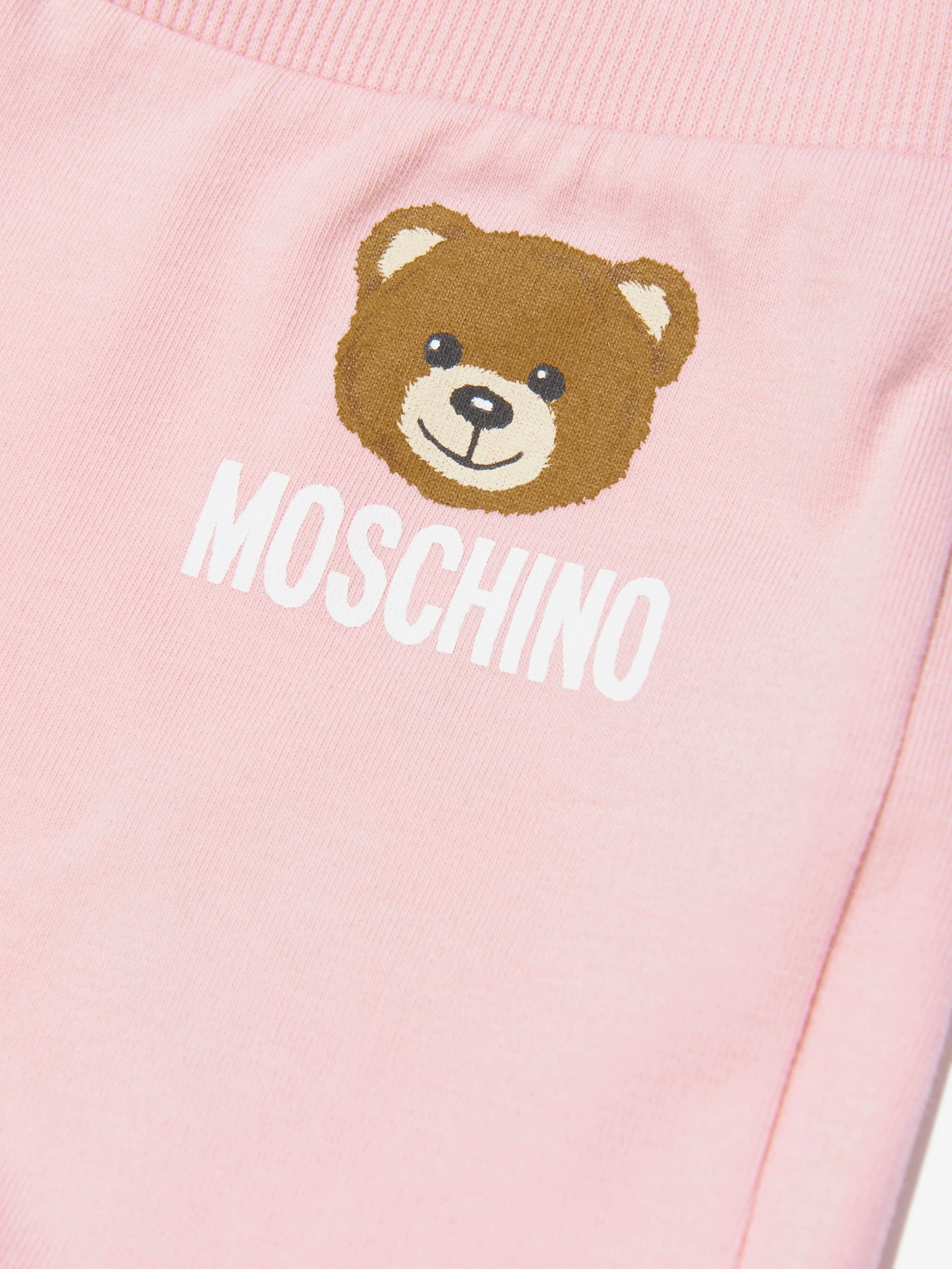 Moschino Baby Girls Teddy Logo Shorts in Pink