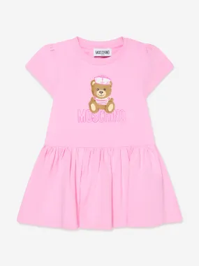 Moschino Baby Girls Teddy Sailor Dress in Pink