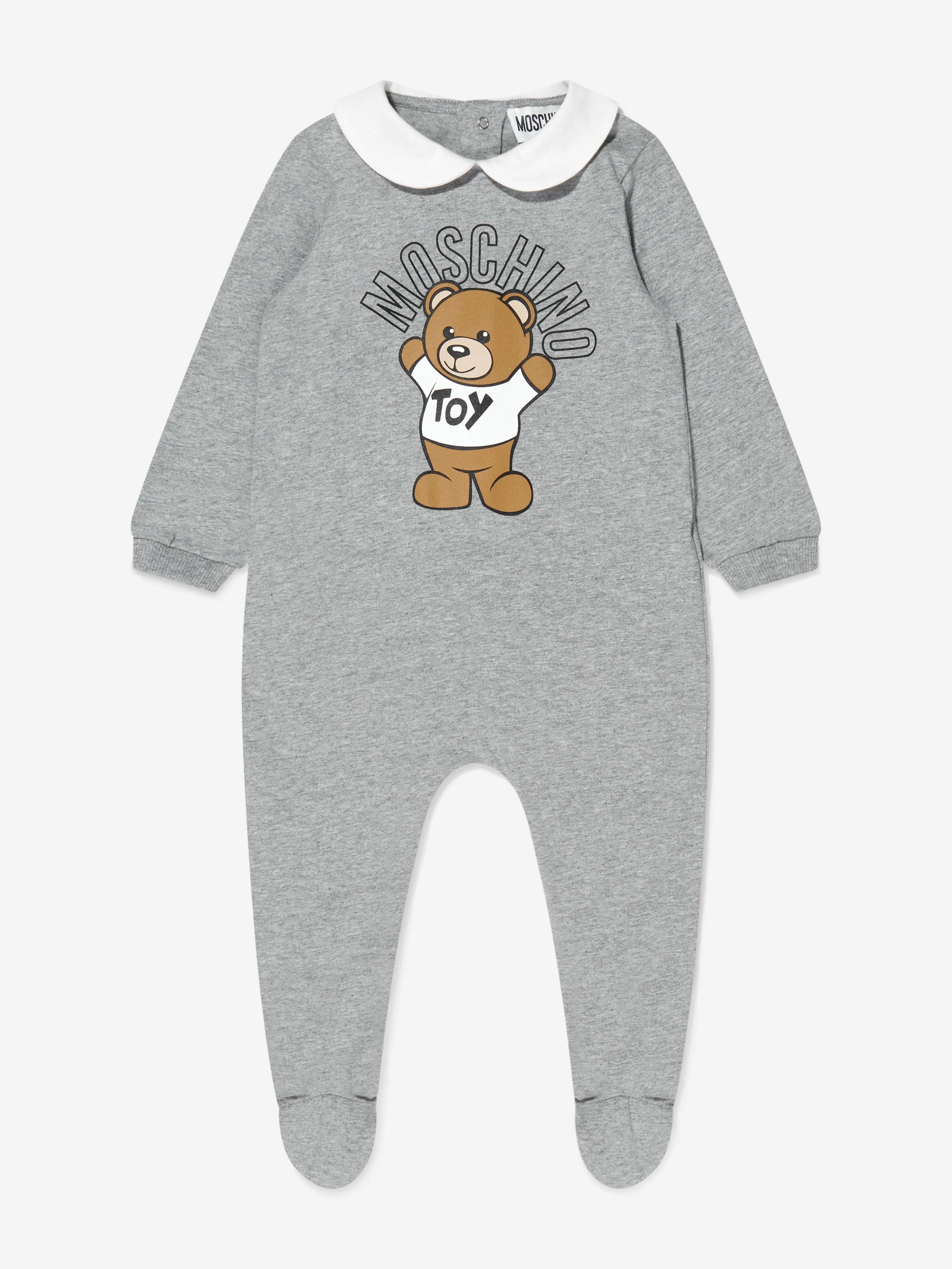 Moschino Baby Teddy Bear Babygrow In A Gift Box