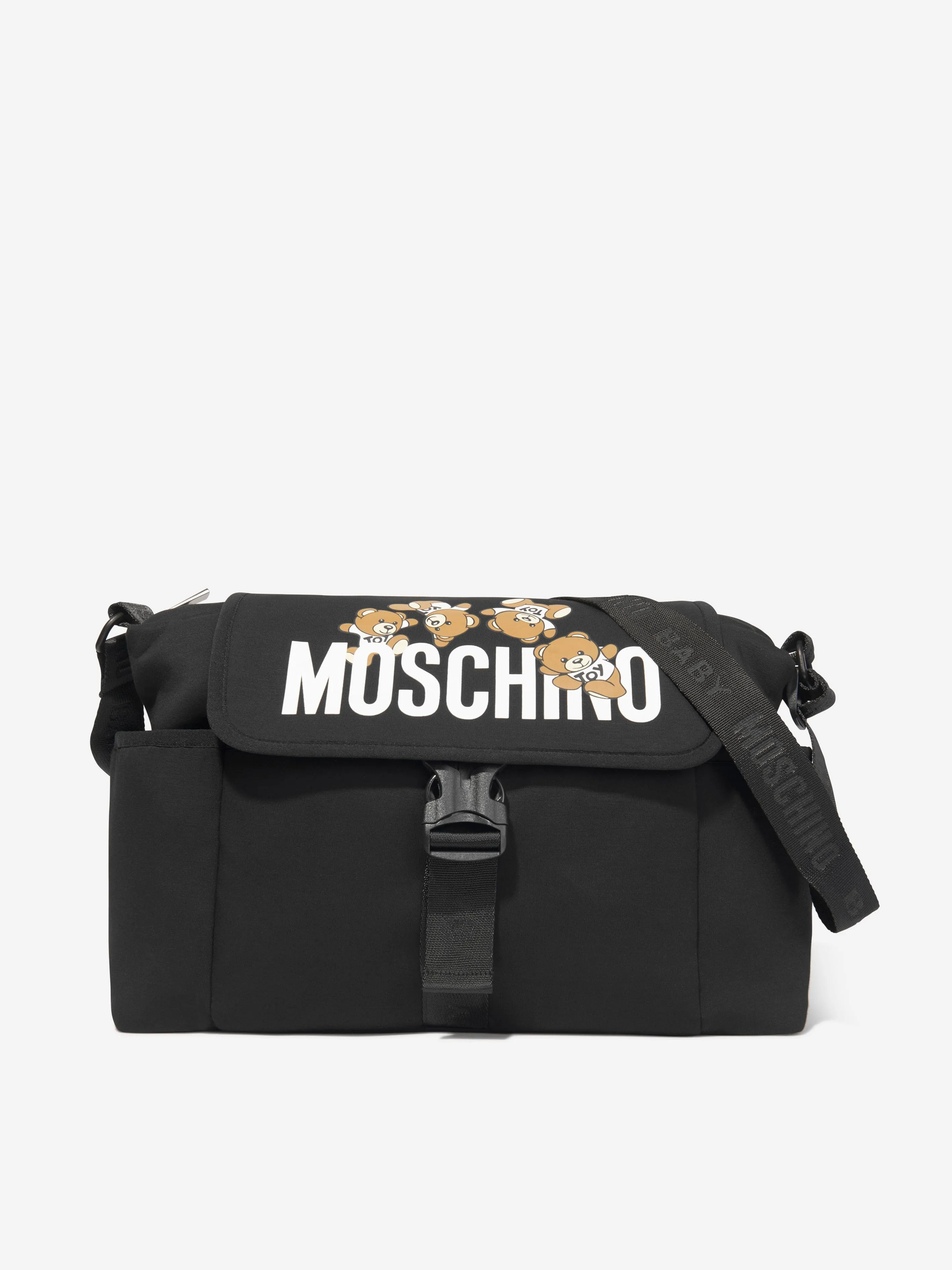 Moschino Baby Teddy Bear Changing Bag in Black (39cm)