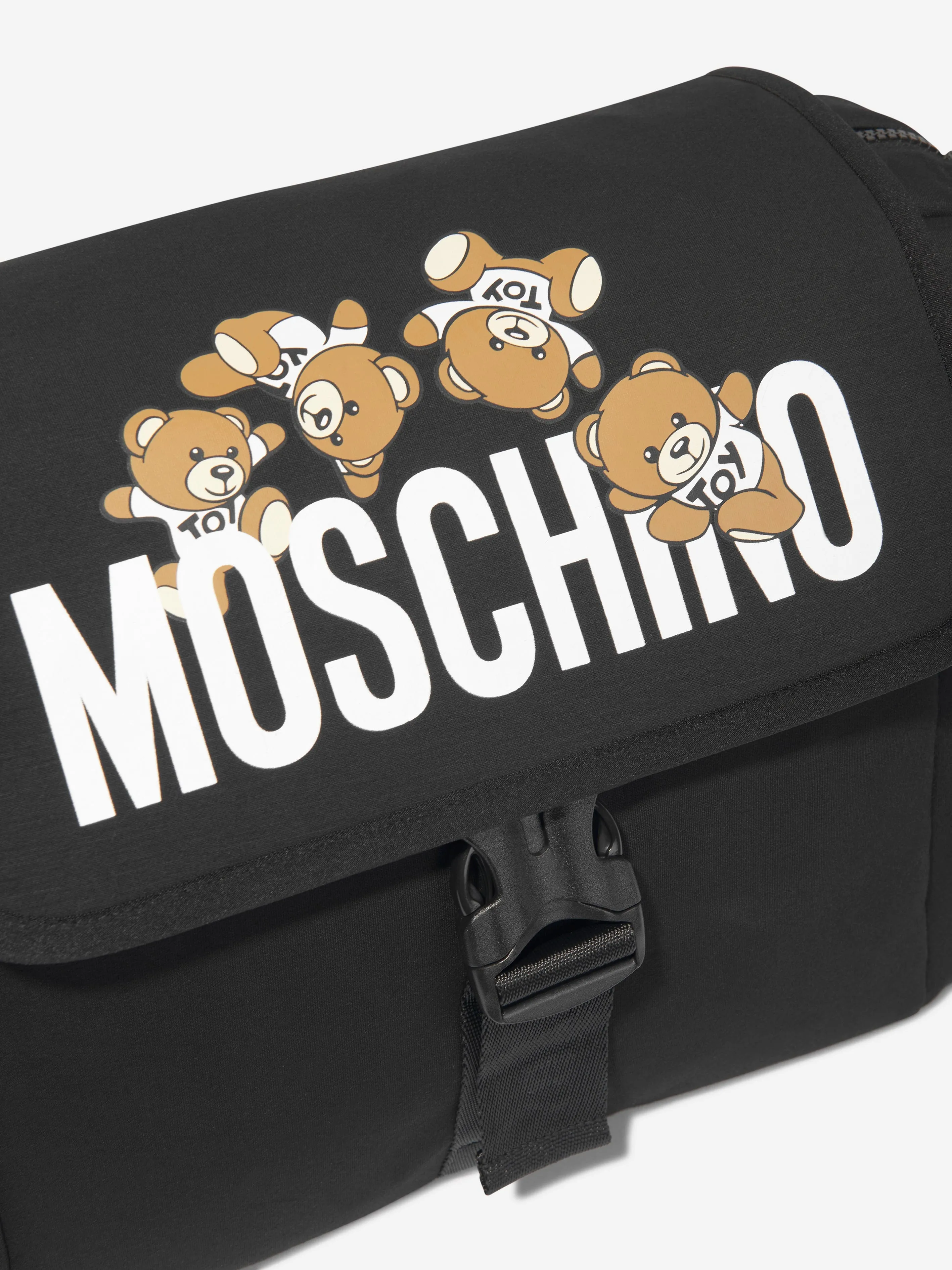 Moschino Baby Teddy Bear Changing Bag in Black (39cm)