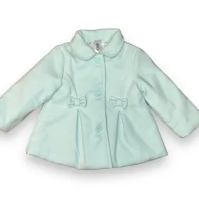 NEW! Girls Little Me Size 2T Mint Pleated Pea Coat