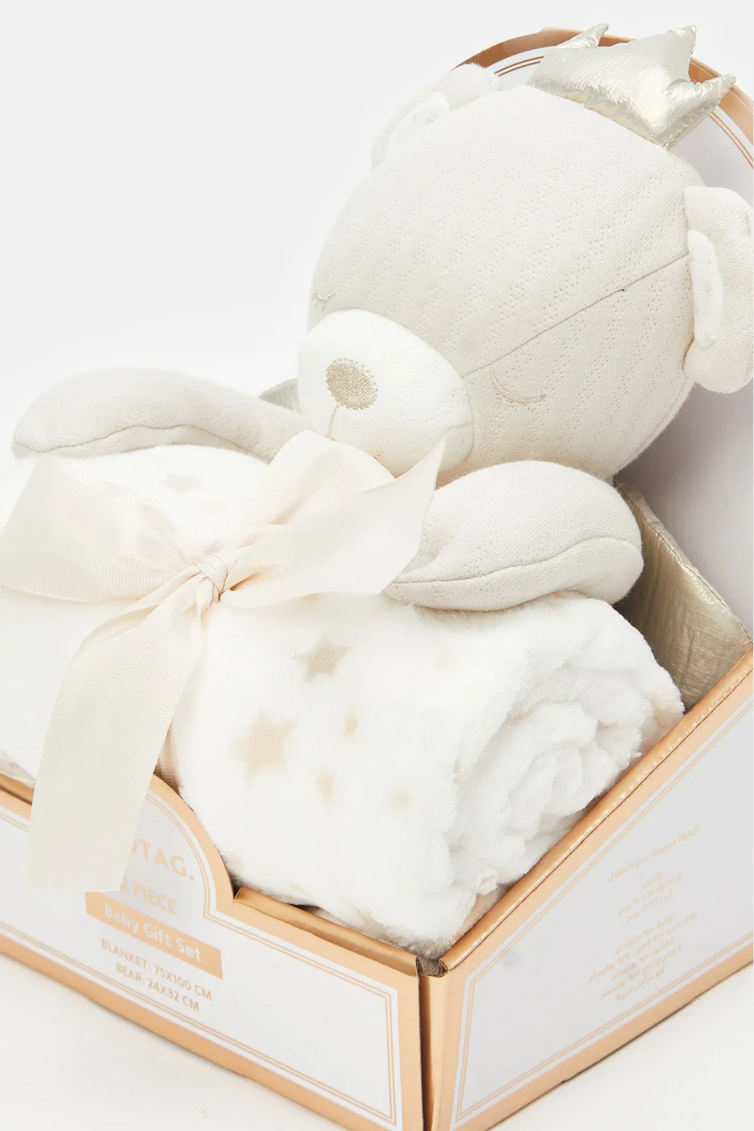 Newborn Grey Embellished Gift Set (2 Piece)