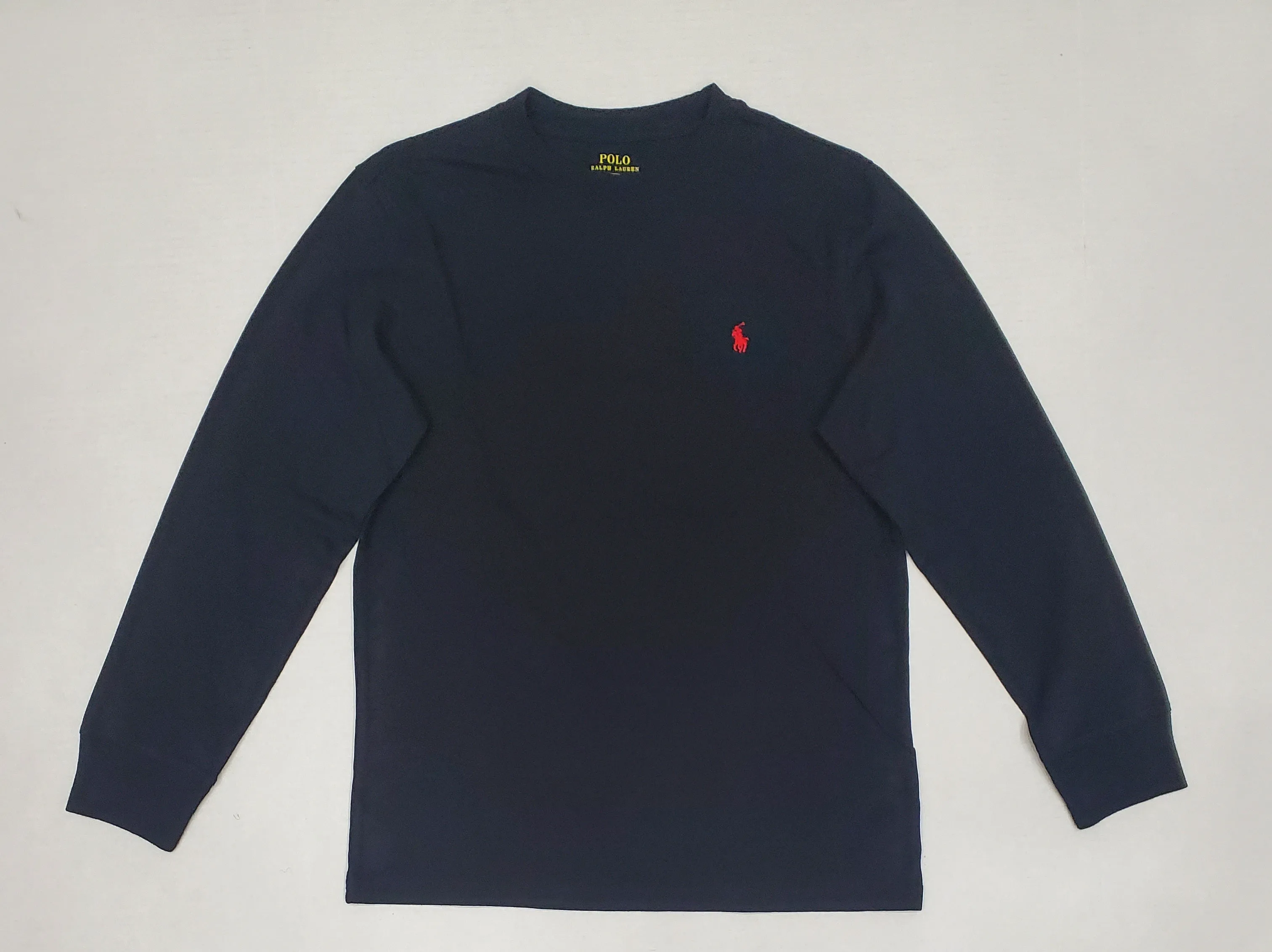 Nwt Kids Polo Ralph Lauren Black Small Pony  L/S Tee (8-20)1