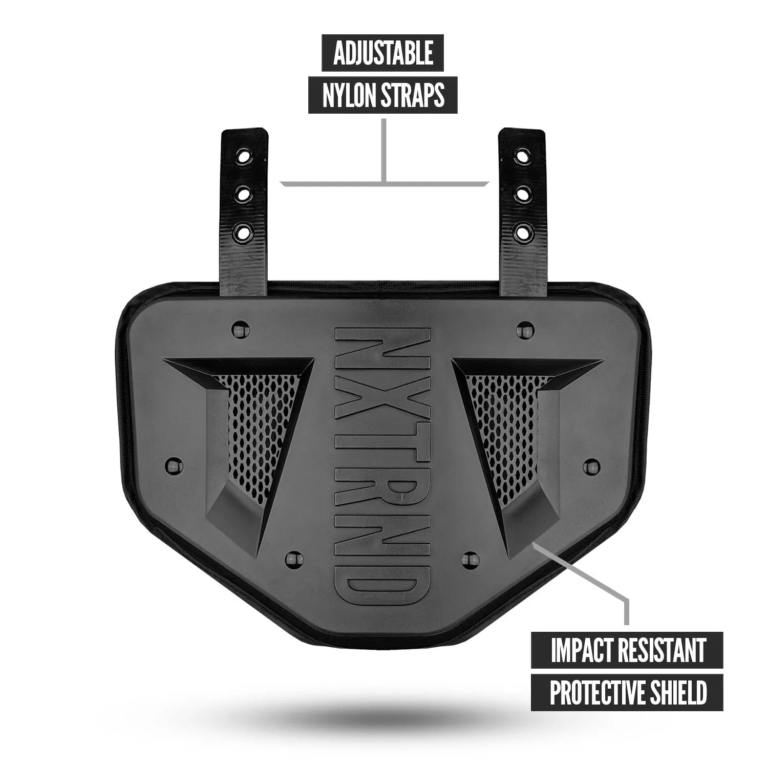 NXTRND B-PLATE® Football Back Plate Black