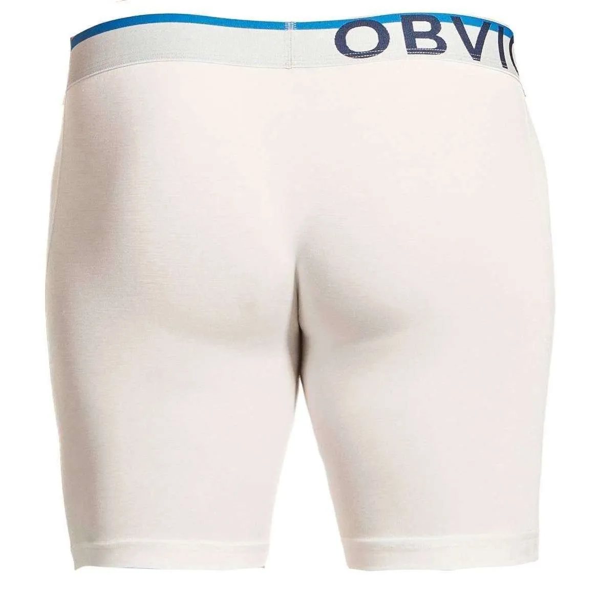 Obviously Everyman AnatoMAX Boxer Breif 6inch Leg - White