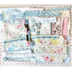 Oh Baby  -  Slow Stitch Fabric Scrap Stash