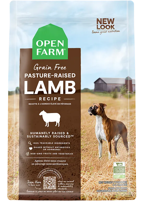 Open Farm Grain-Free Pasture Raised Lamb Recipe Dry Dog Food