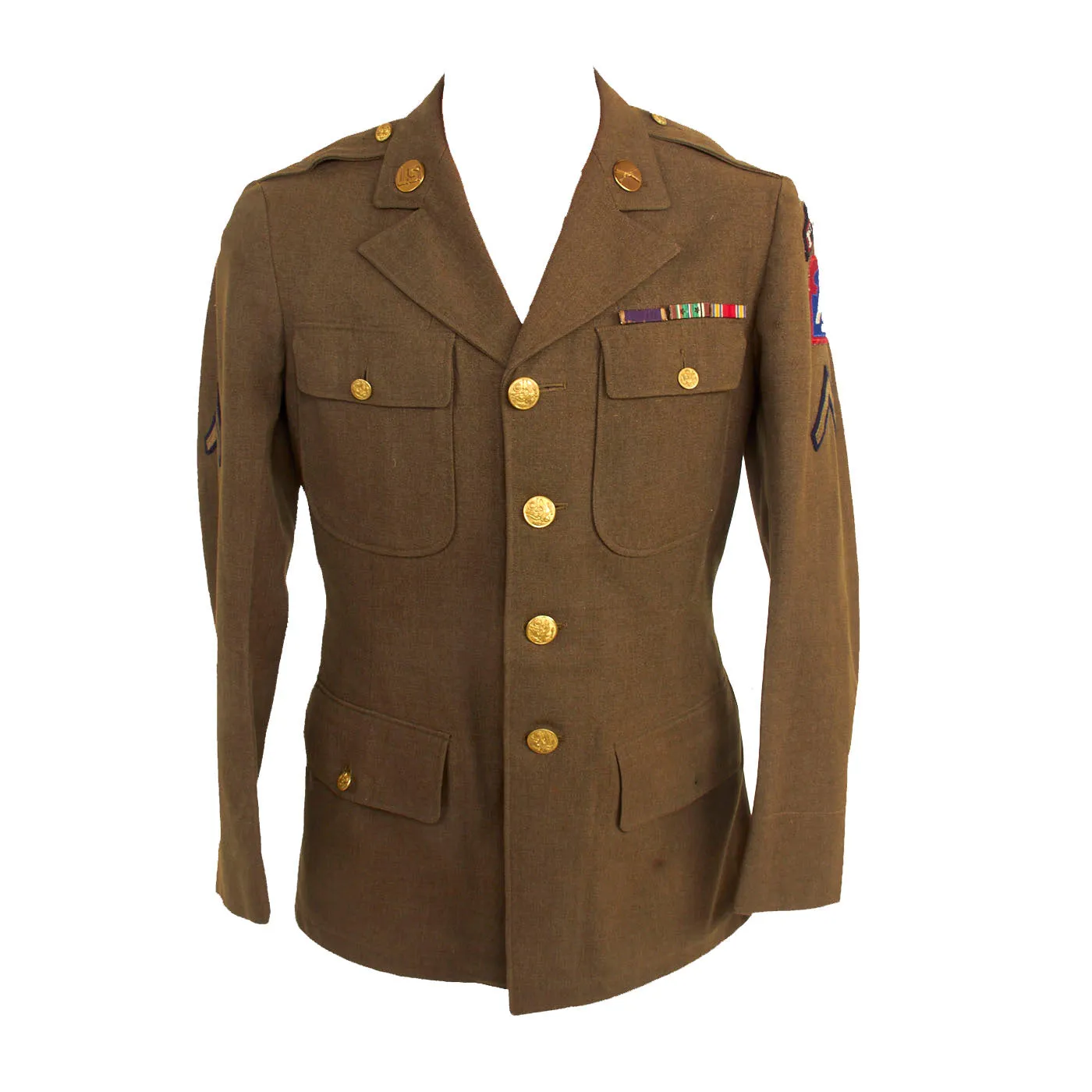 Original WWII U.S. Army 1st Ranger Battalion “Darby’s Rangers” Uniform Coat with Documentation attributed to PFC Robert Allen