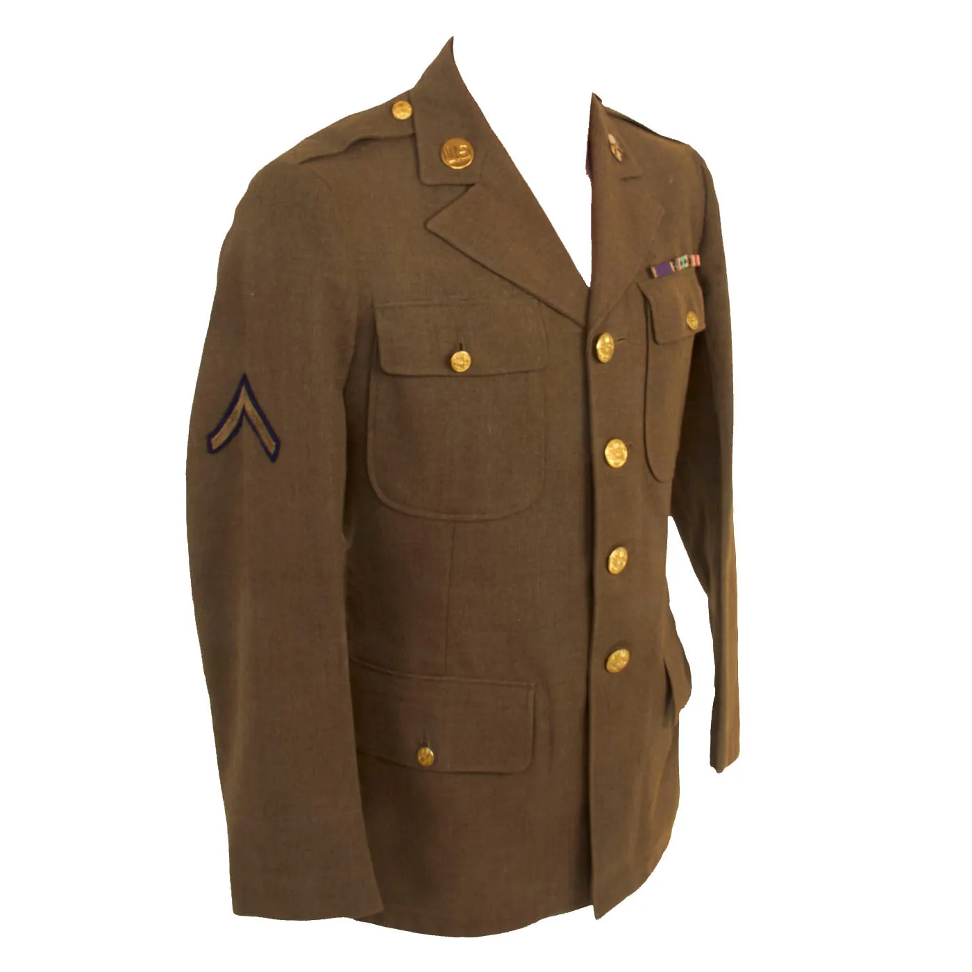 Original WWII U.S. Army 1st Ranger Battalion “Darby’s Rangers” Uniform Coat with Documentation attributed to PFC Robert Allen