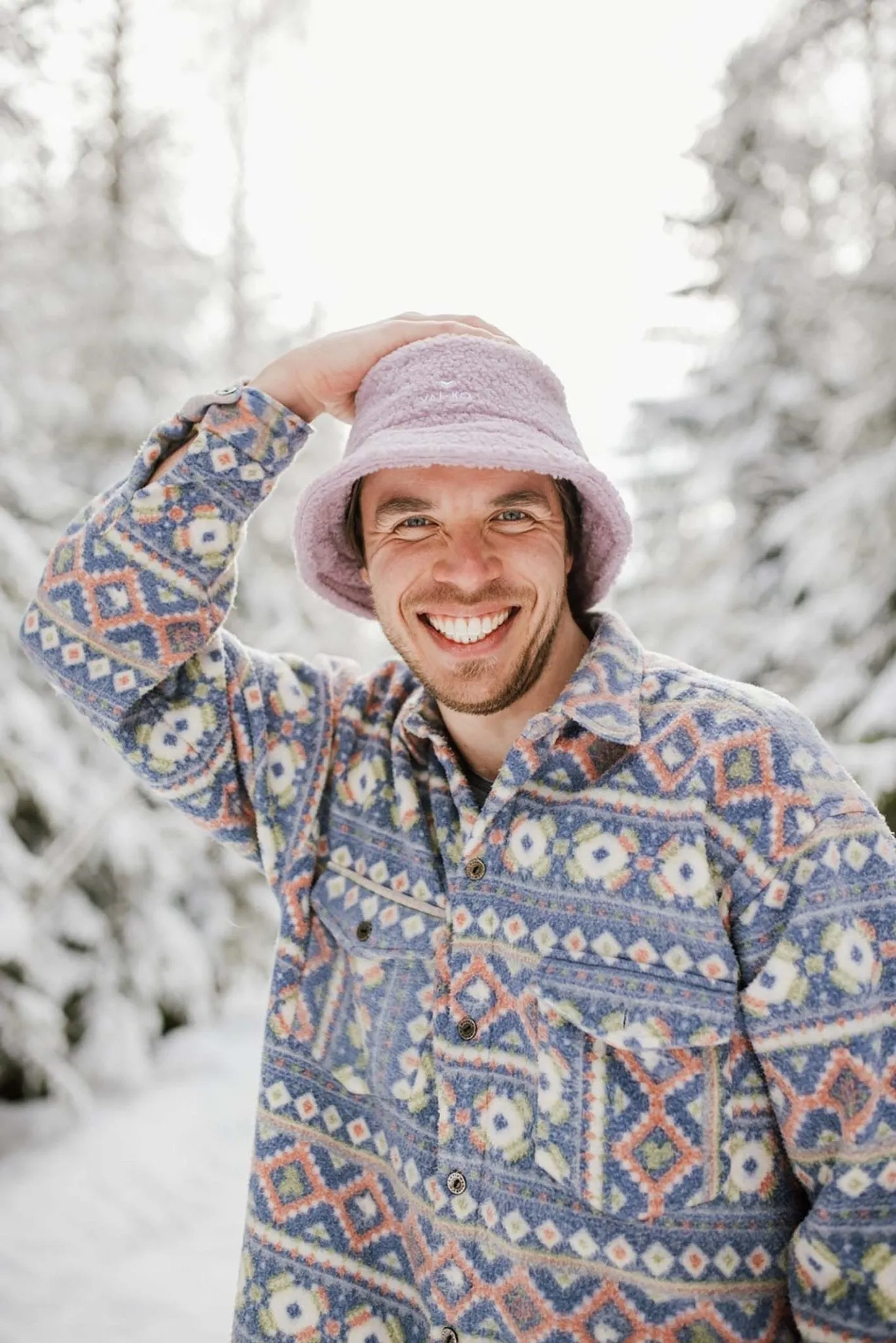 Outlet Teddy Bucket Hat Lavender